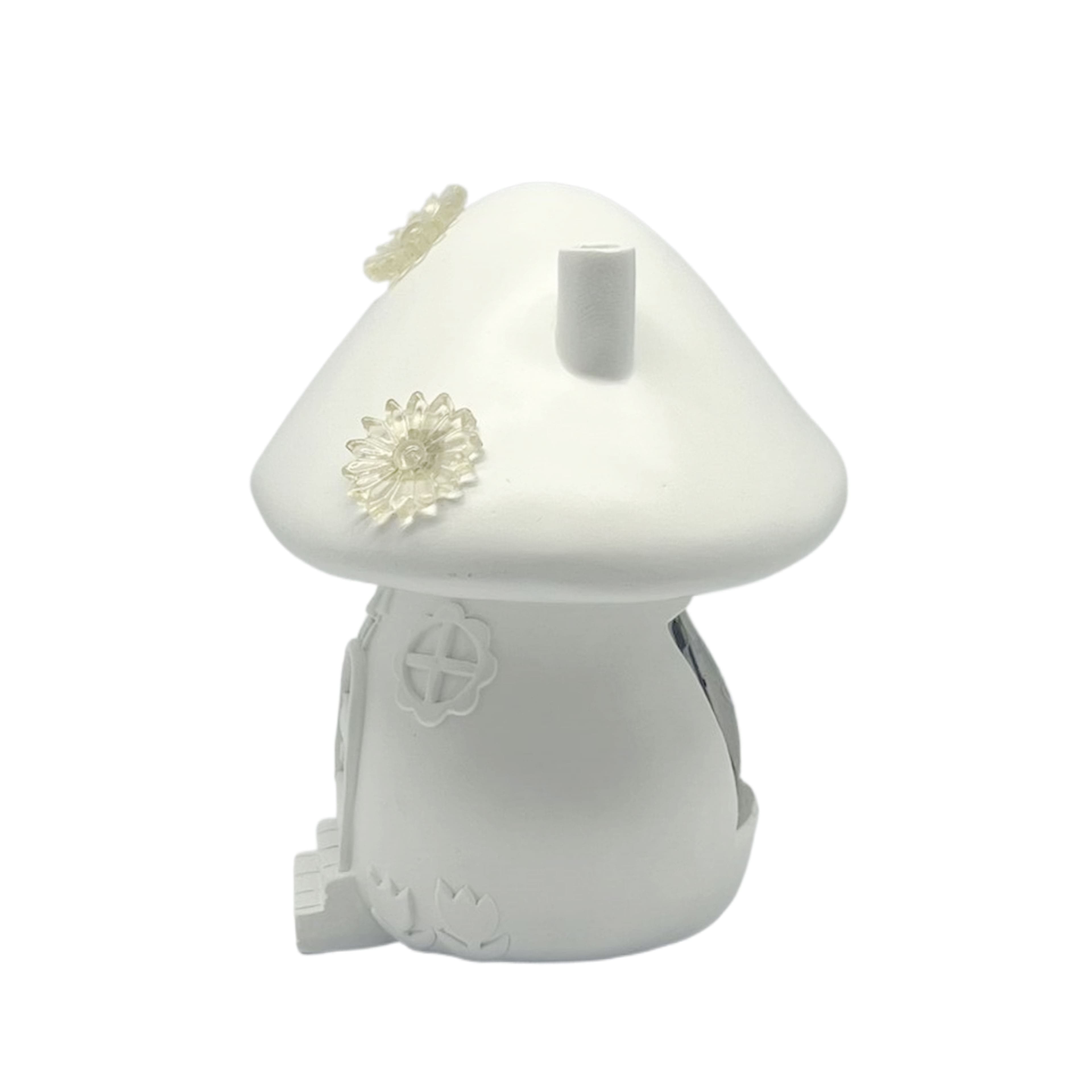 6&#x22; Solar LED Mushroom Flower House DIY D&#xE9;cor by Make Market&#xAE;