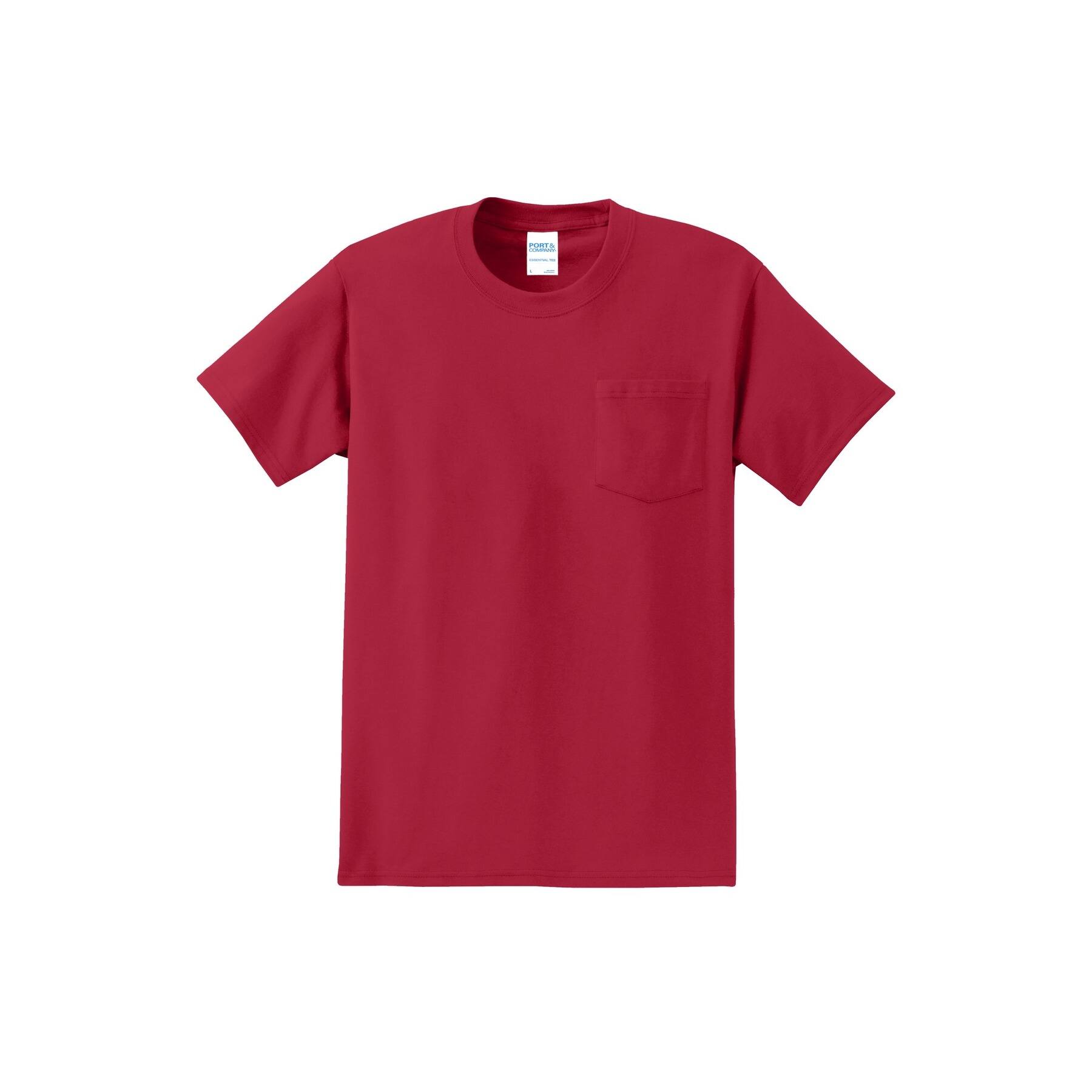 Port & Company® Essential Pocket T-Shirt | Adult | Michaels