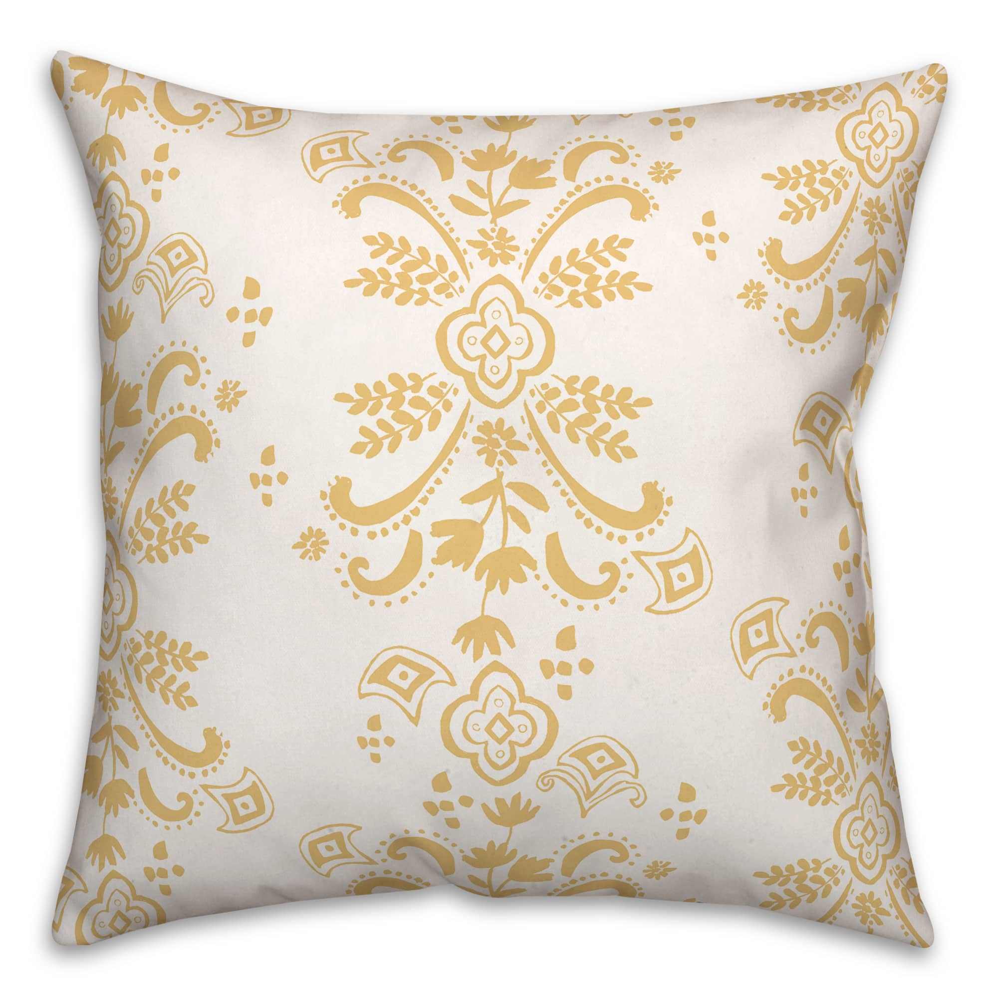 Floral Crest Throw Pillow | Michaels