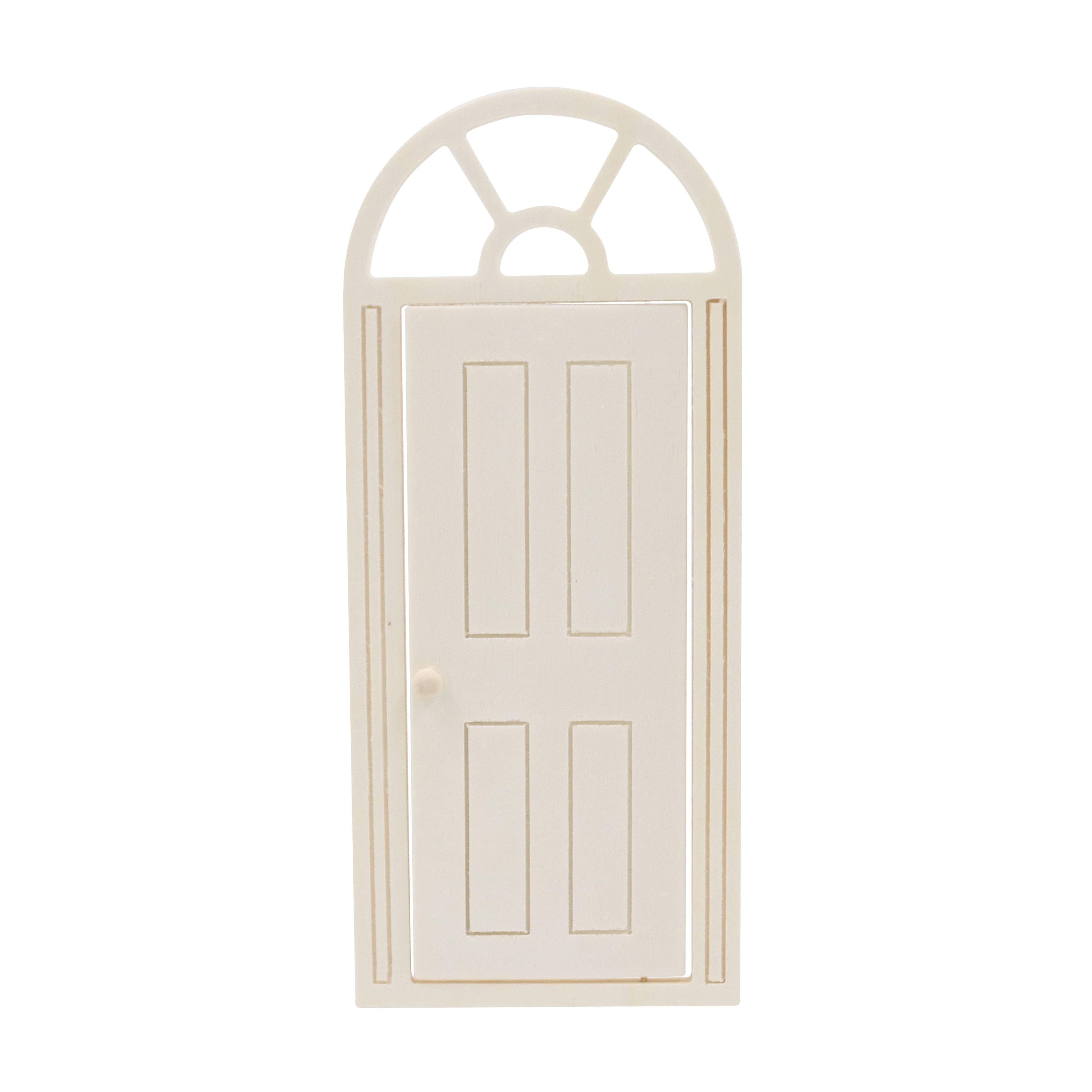 Mini White Door with Arch Top Window by Ashland&#xAE;
