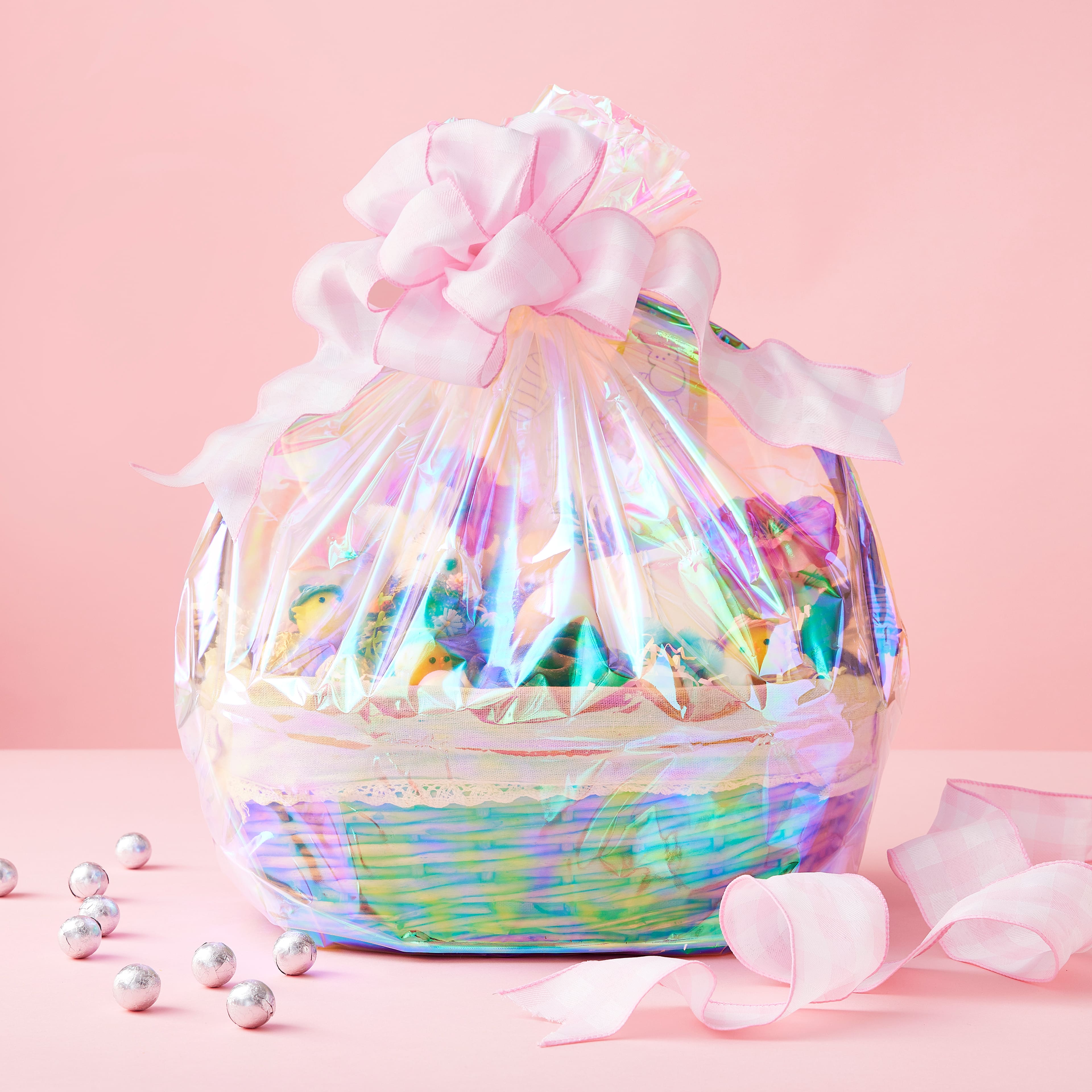 Metallic Basket Gift Bag by Celebrate It™