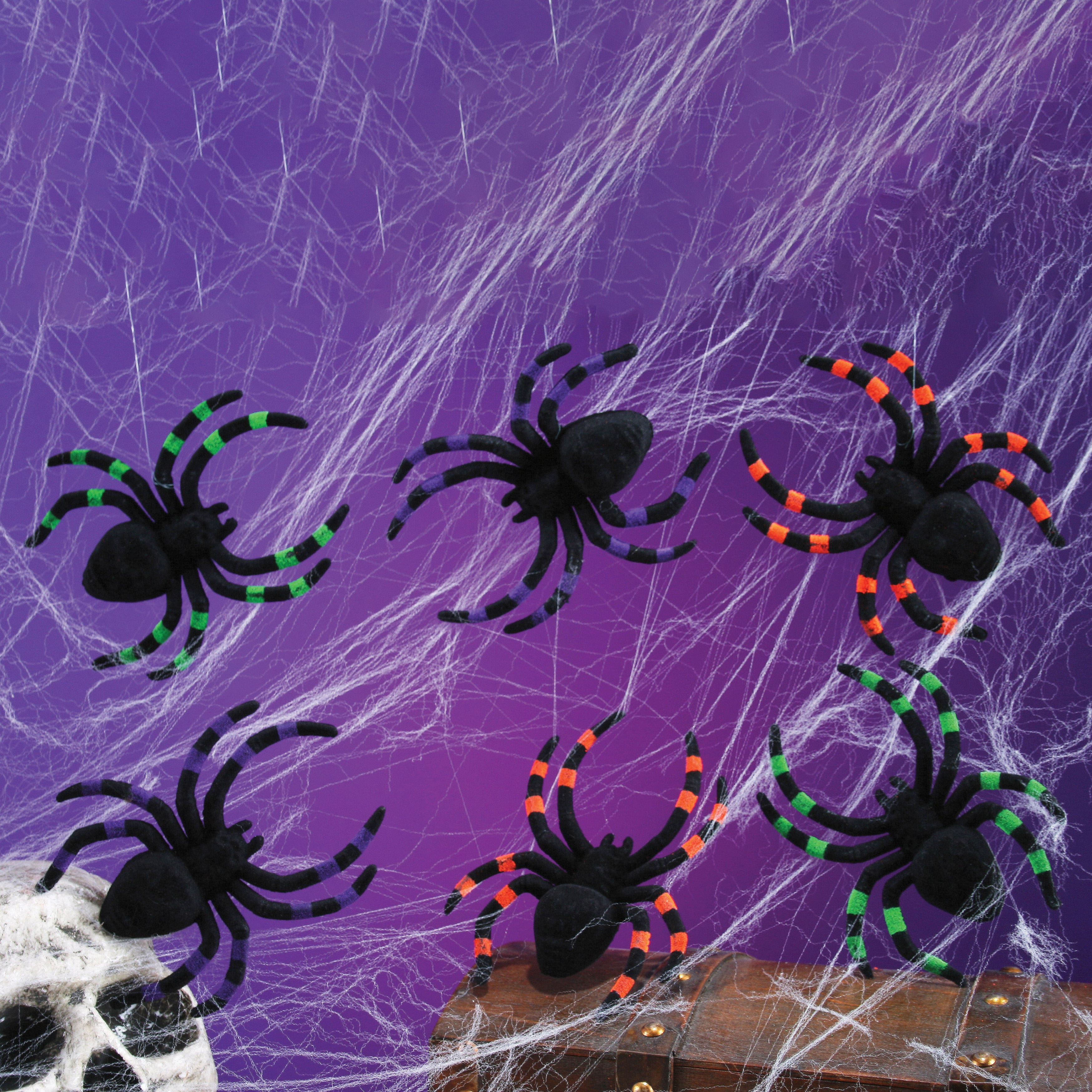 Assorted 5&#x22; Flocked Tarantula, 2pc. by Ashland&#xAE;