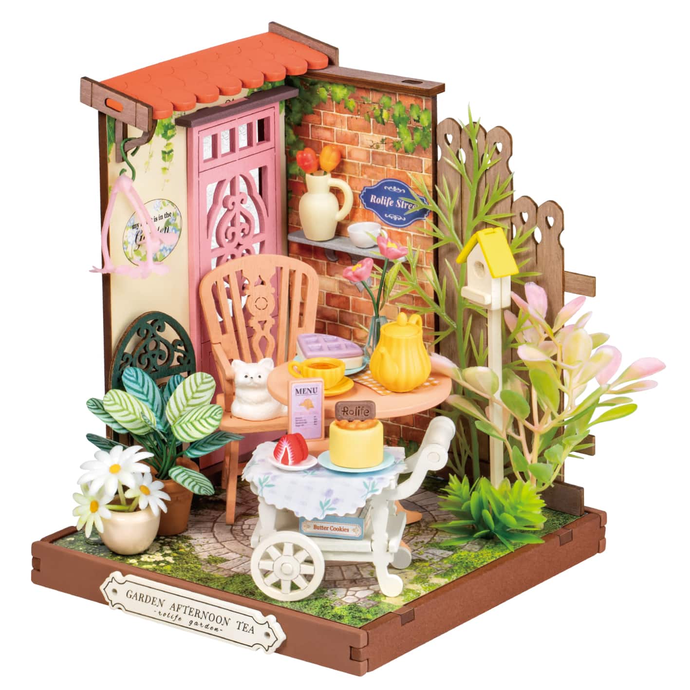 Rolife® Fancy Tea Yard DIY Miniature House Kit