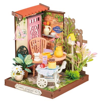 Rolife® Fancy Tea Yard DIY Miniature House Kit By Robotime | Michaels®