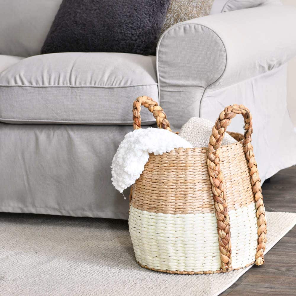 Household Essentials Cattail & Paper Terra Basket