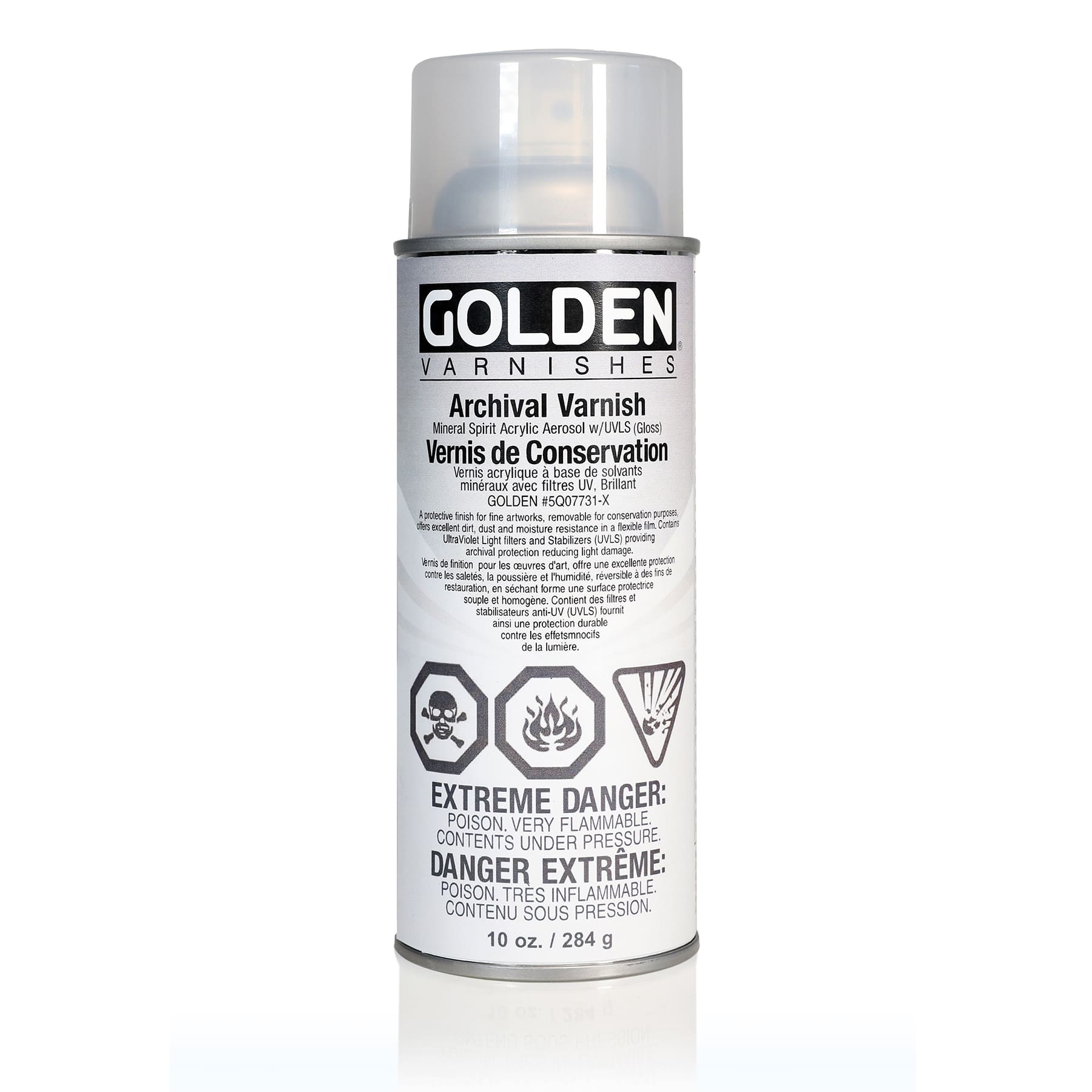 Golden® Archival Varnish Spray, Gloss