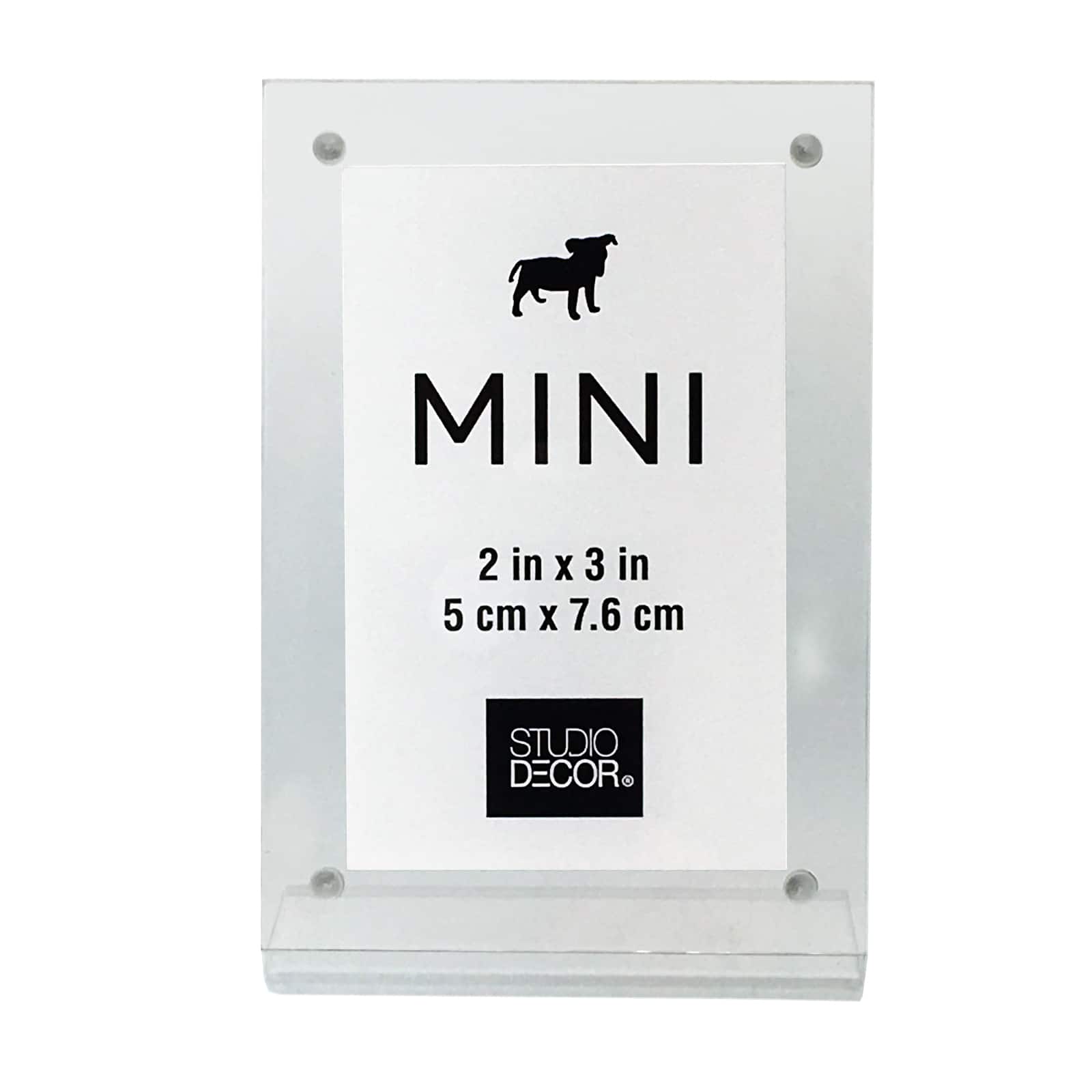 Clear Slanted 2 X 3 Mini Frame By Studio Decor Michaels Clear Slanted 2 X 3 Mini Frame By Studio Decor Michaels