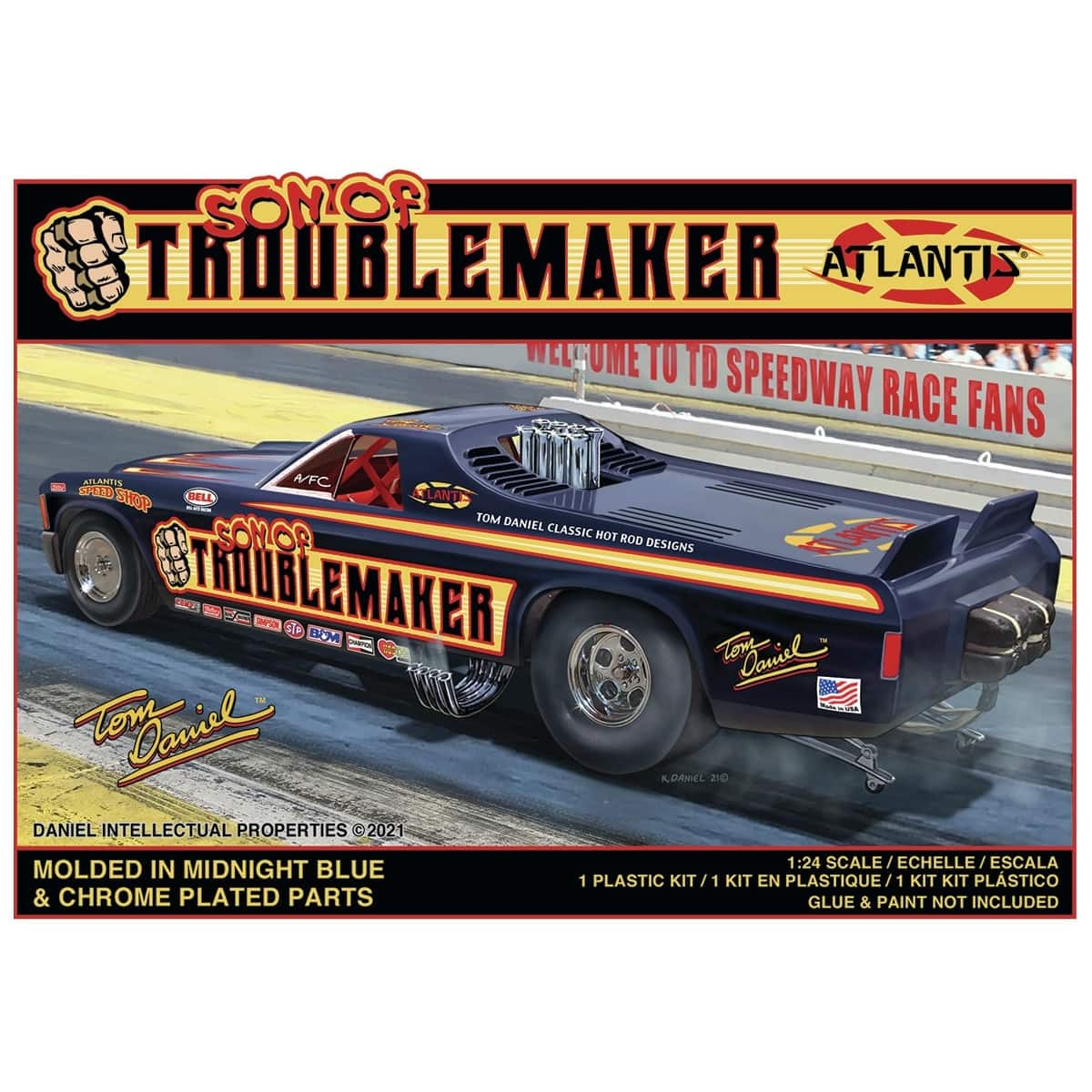 Atlantis® Son of Troublemaker Chevy El Camino Plastic Model Kit