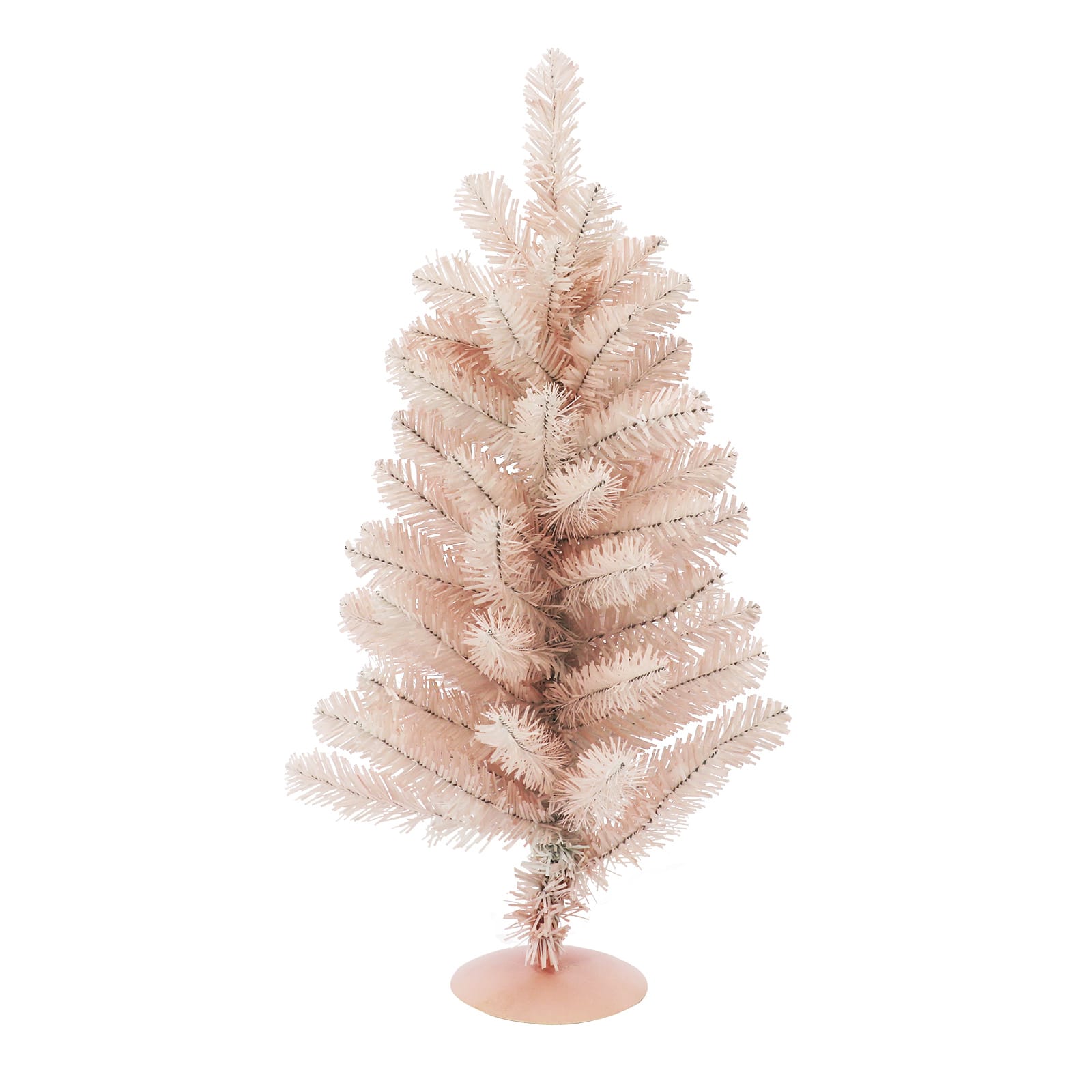 17&#x22; Unlit Light Pink Tinsel Artificial Christmas Tree by Ashland&#xAE;