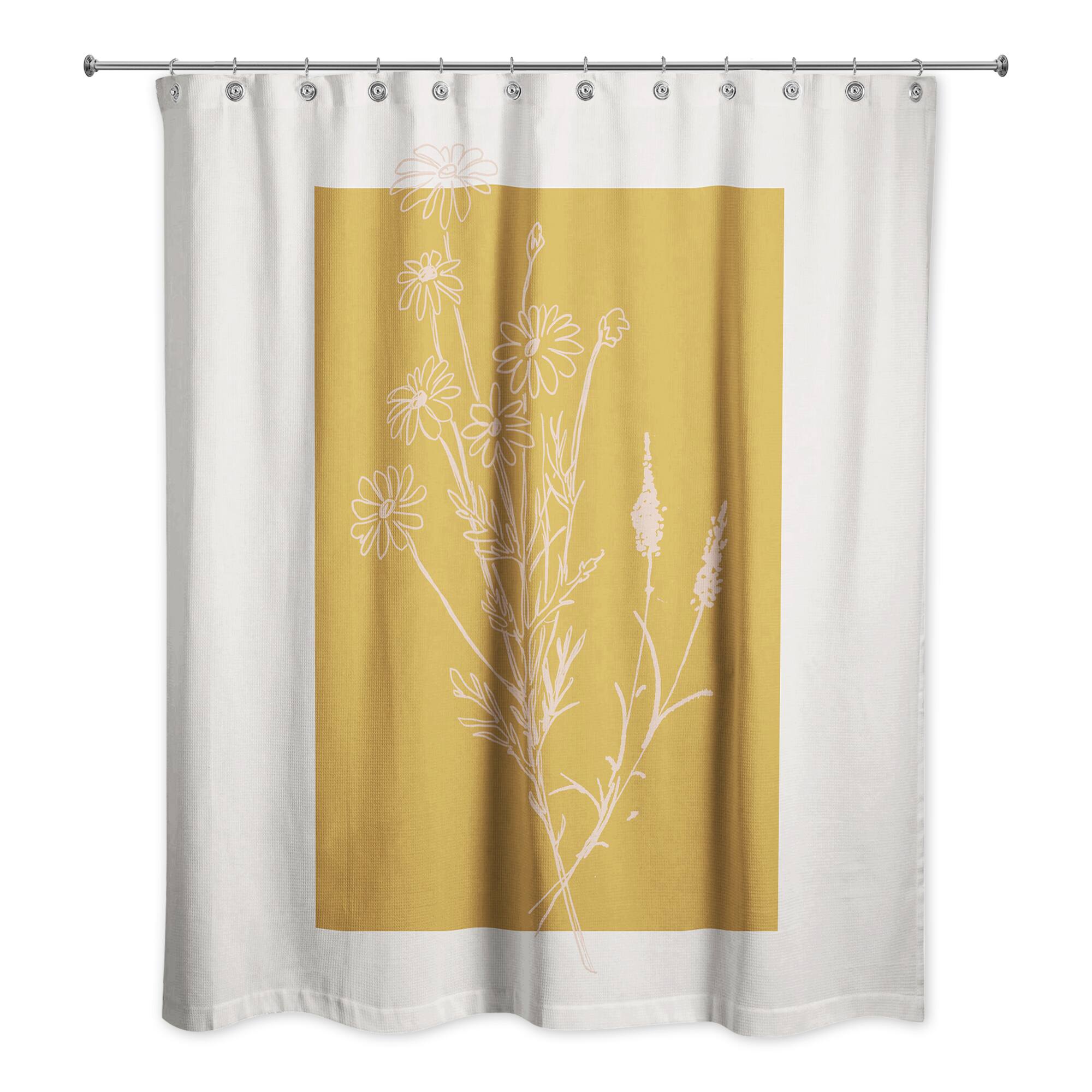 Sunset Florals Shower Curtain