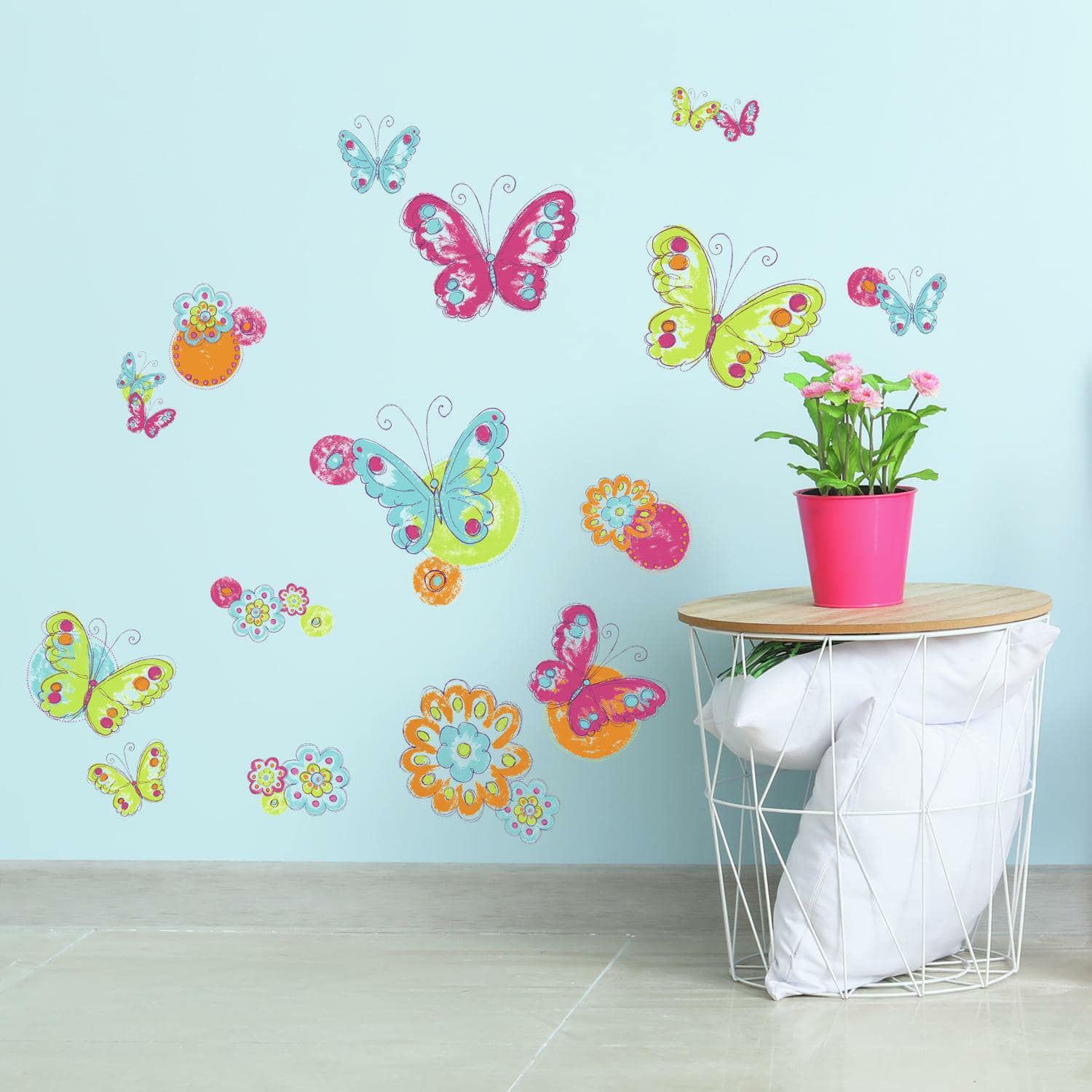 RoomMates Brushwork Butterfly Peel &#x26; Stick Wall Decals