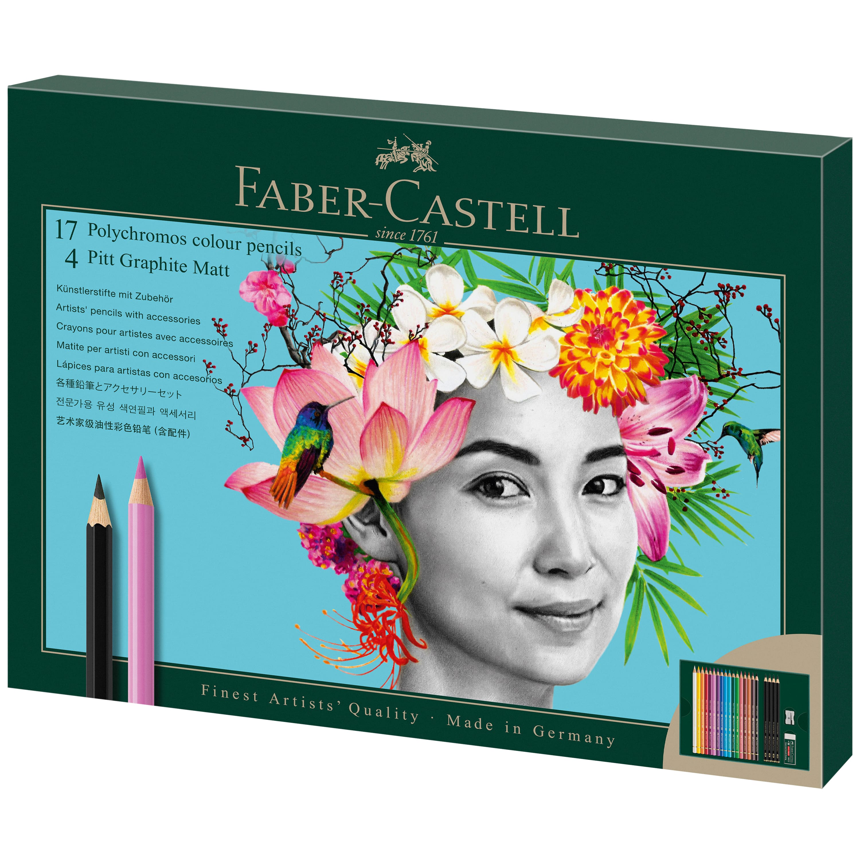 Faber-Castell Polychromos &#x26; Graphite Matte Gift Set