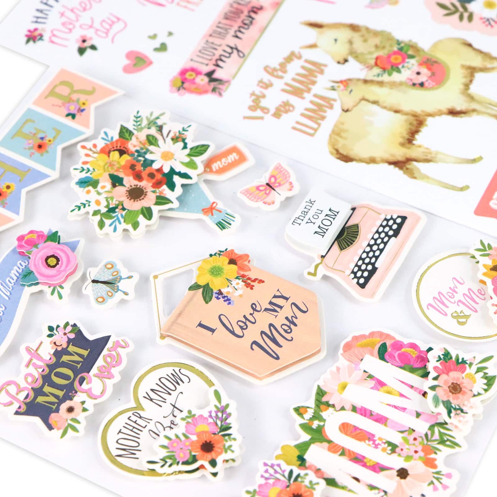 12 Pack: Mother Stickers by Recollections&#x2122;