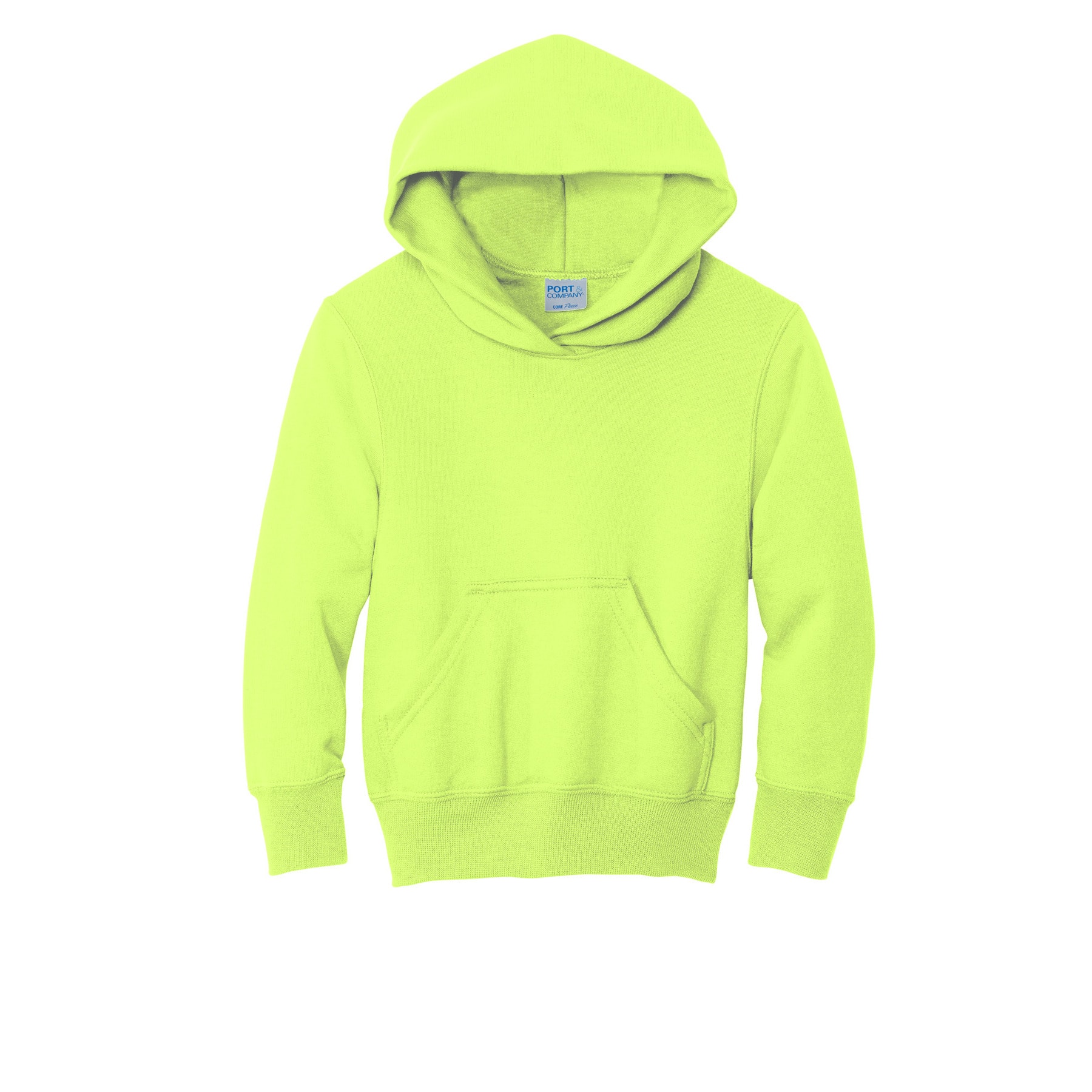 Port &#x26; Company&#xAE; Youth Neon Fleece Pullover Hooded Sweatshirt