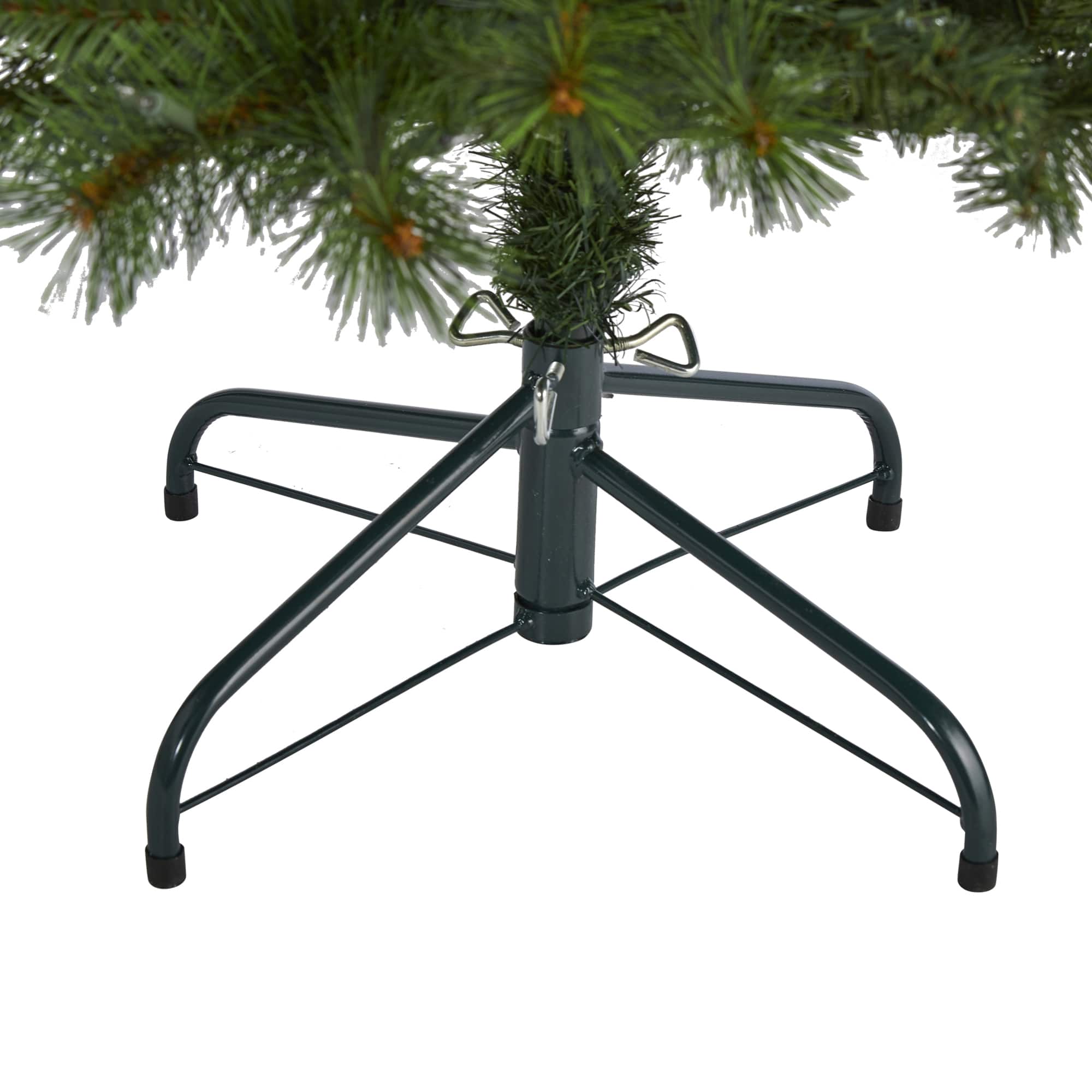 6ft. Pre-Lit West Virginia Mountain Pine Artificial Christmas Tree, Clear LED Lights