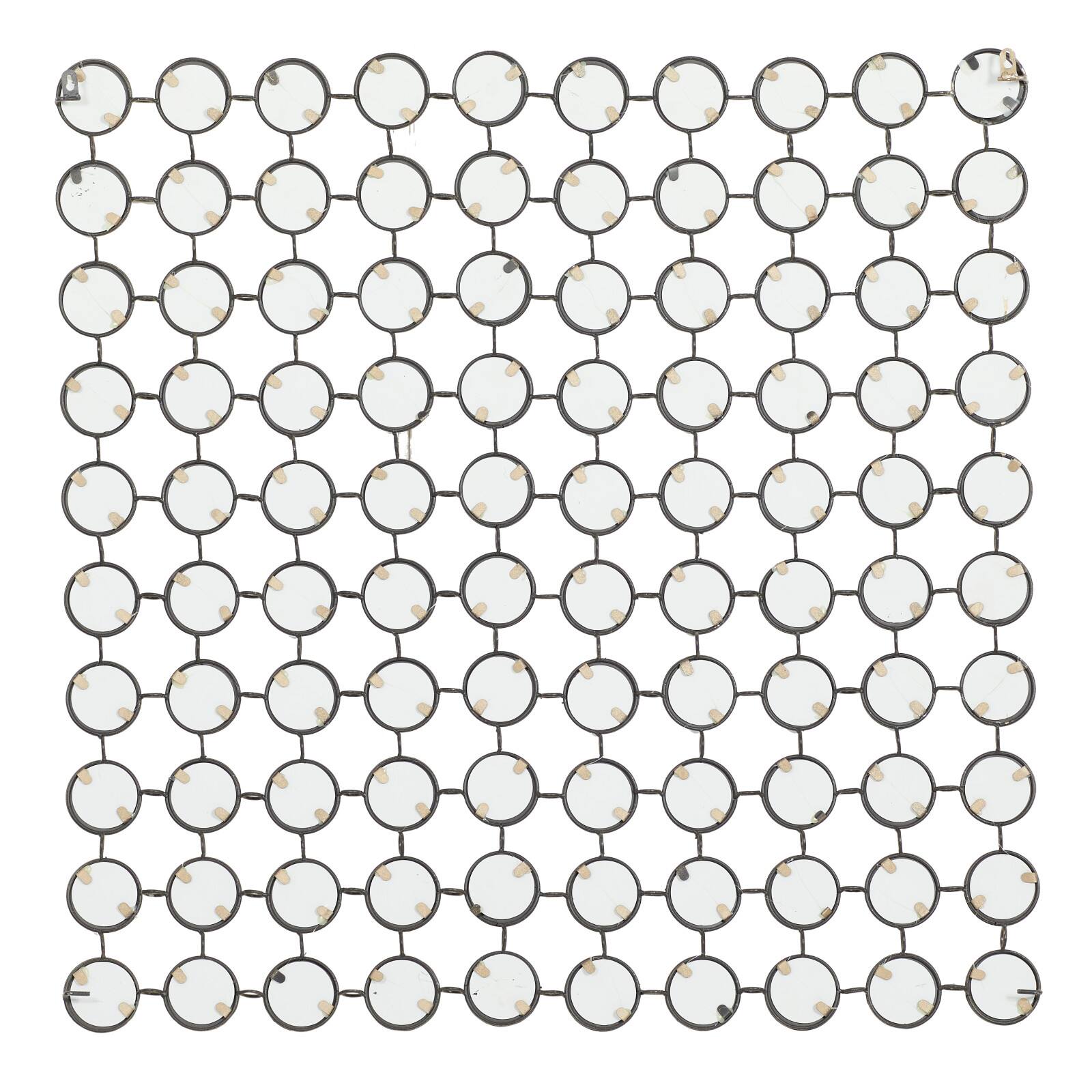 Gold Glam Metal Wall Mirror, 40&#x22; x 40&#x22;