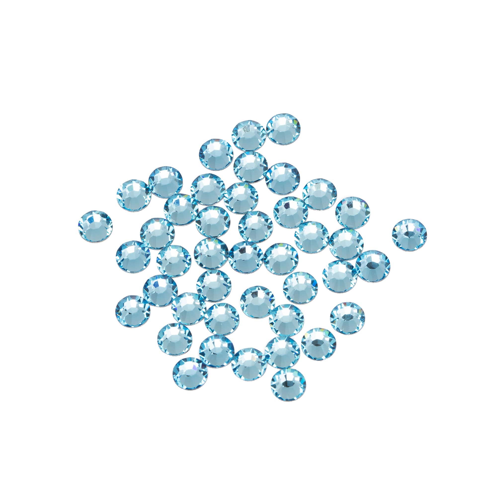Aquamarine Round Austrian Crystals Aquamarine Round Austrian Crystals