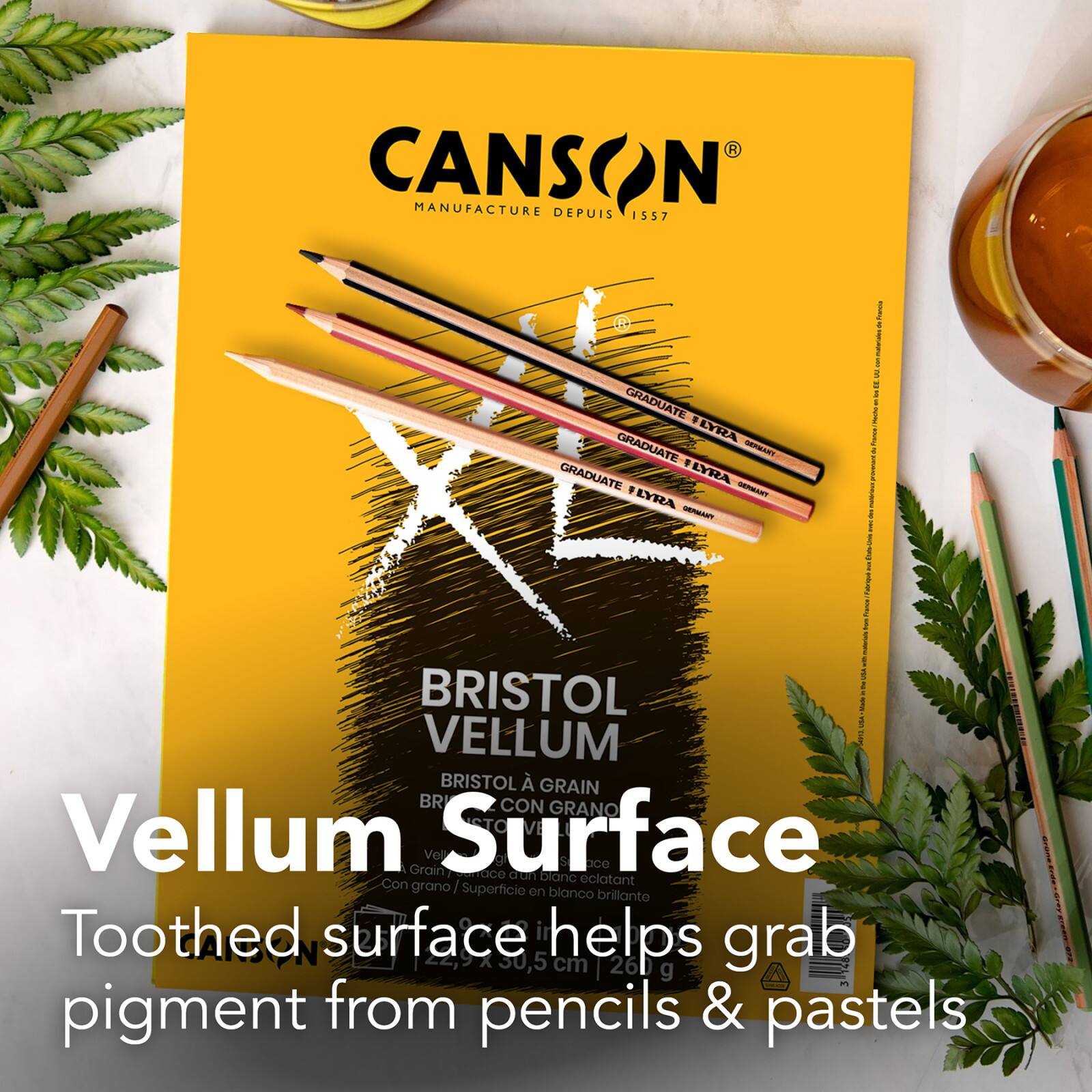 Canson® XL® Bristol Spiral Vellum Pad