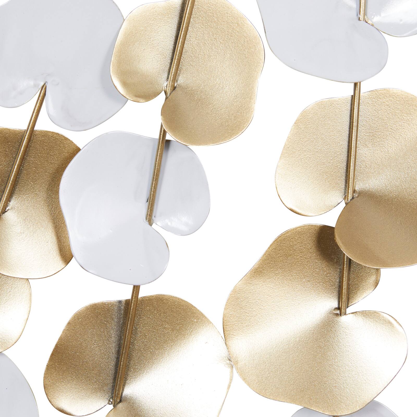 40&#x22; Gold Metal Modern Wall D&#xE9;cor