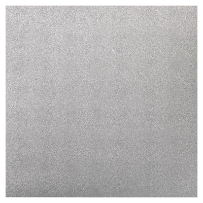 Pewter Smooth Glitter Paper by Recollections®, 12" x 12" image