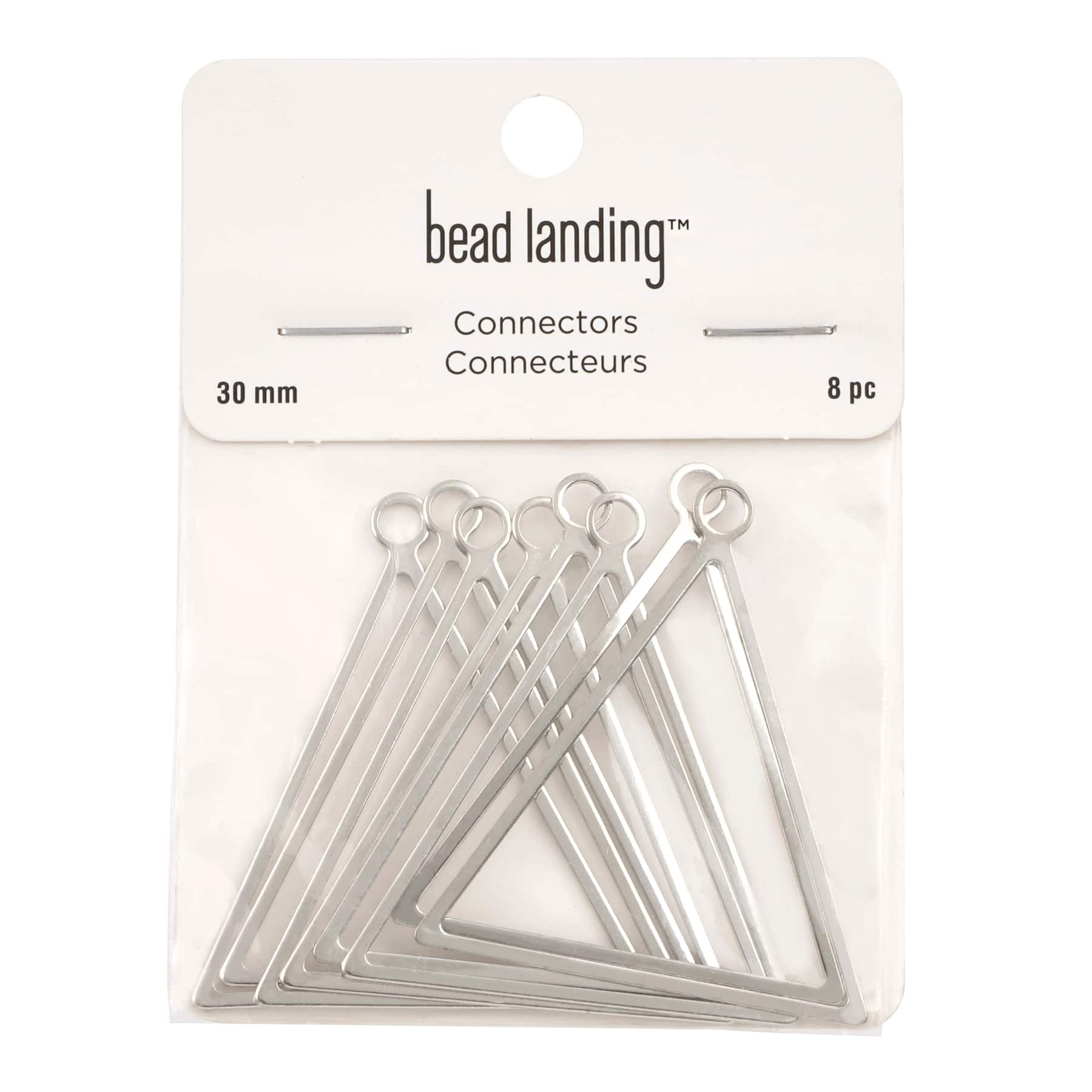 12 Packs: 8 ct. (96 total) Triangle Connectors by Bead Landing&#x2122;