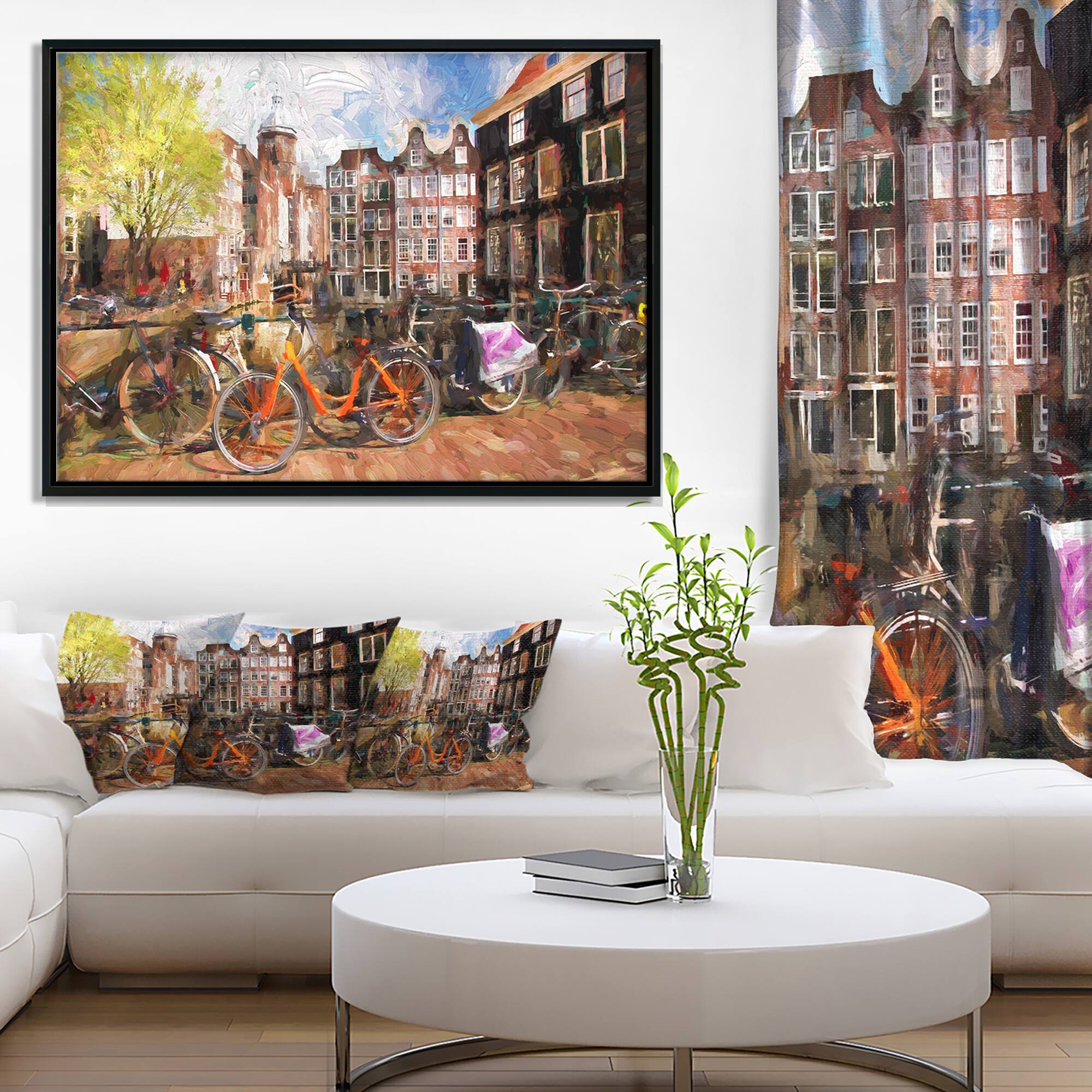 Designart - Amsterdam City Artwork