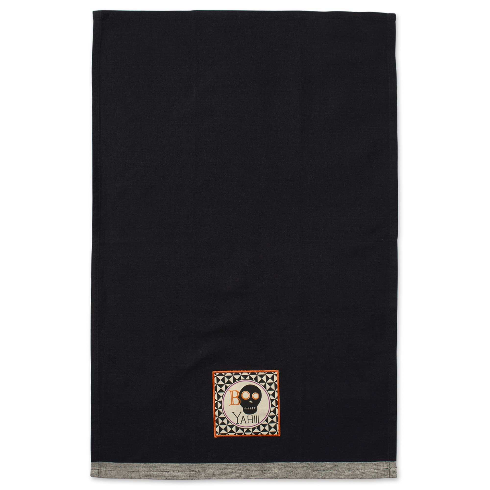 DII® Black All Hallows Eve Halloween Embellished Dishtowel Set