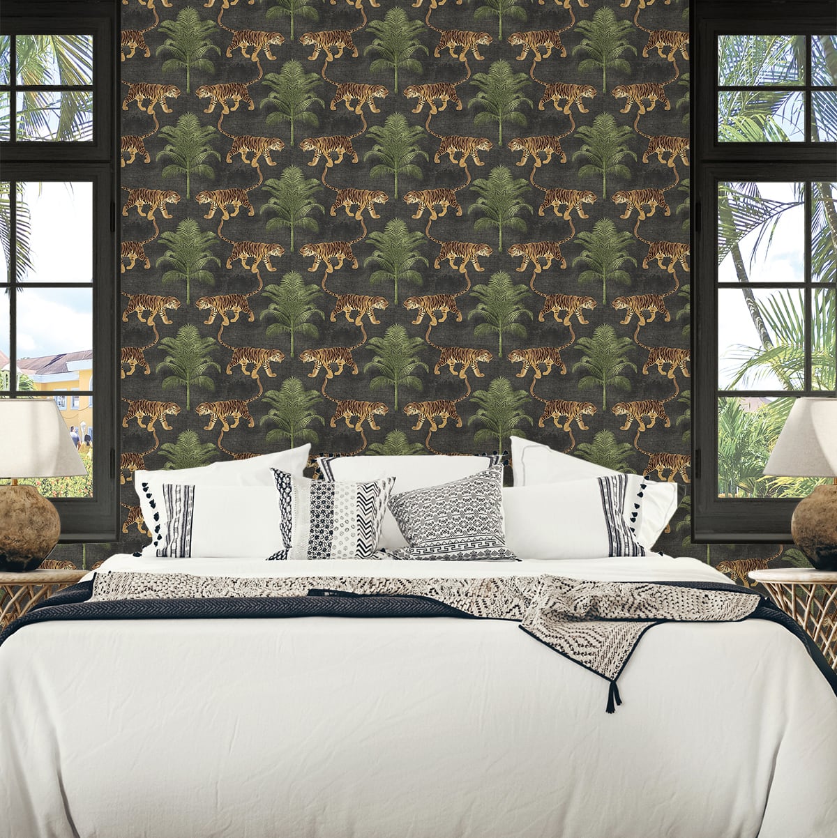 Tommy Bahama&#xAE; Tiger and Tree Peel &#x26; Stick Wallpaper