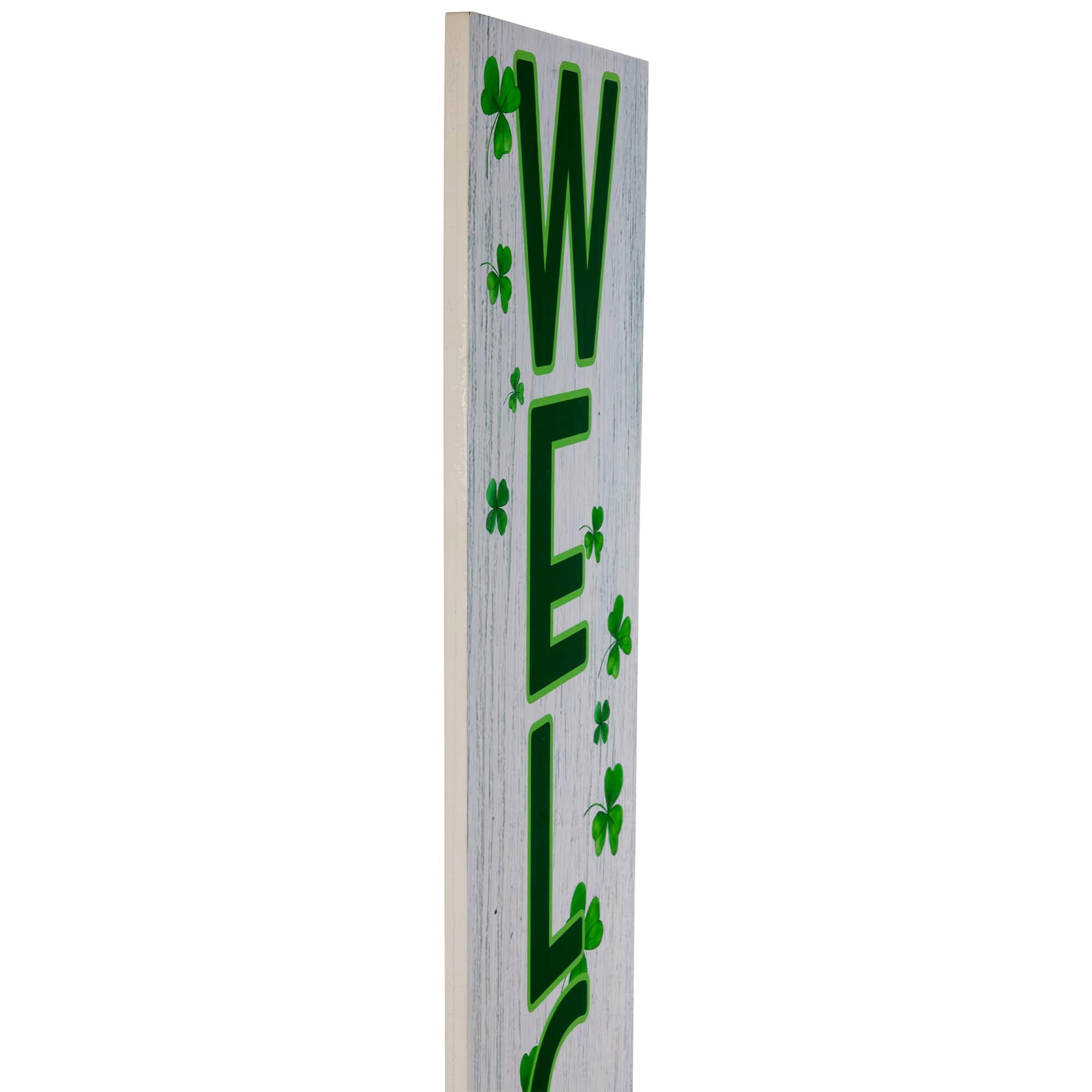 35.75&#x22; Shamrocks Welcome Wall Sign