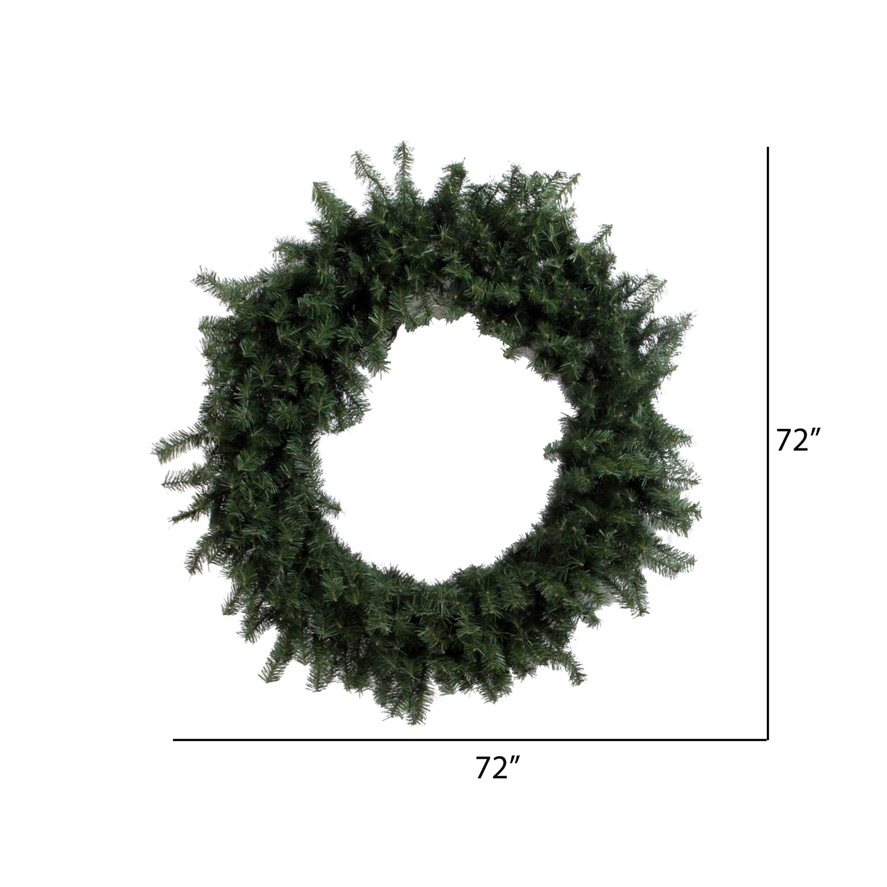 72&#x22; Canadian Pine Wreath