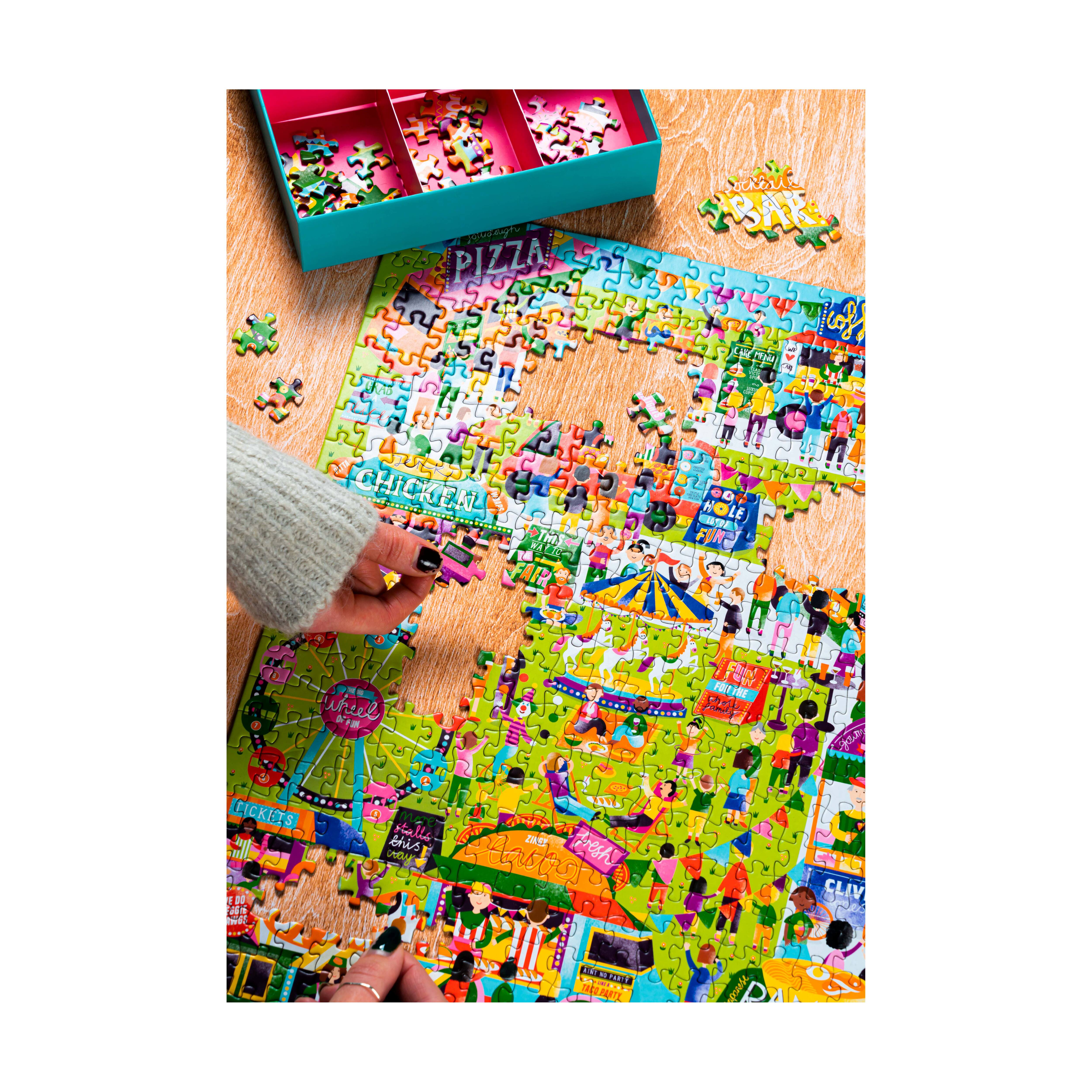 Food Trucks Jigsaw Puzzle: 500 Pcs