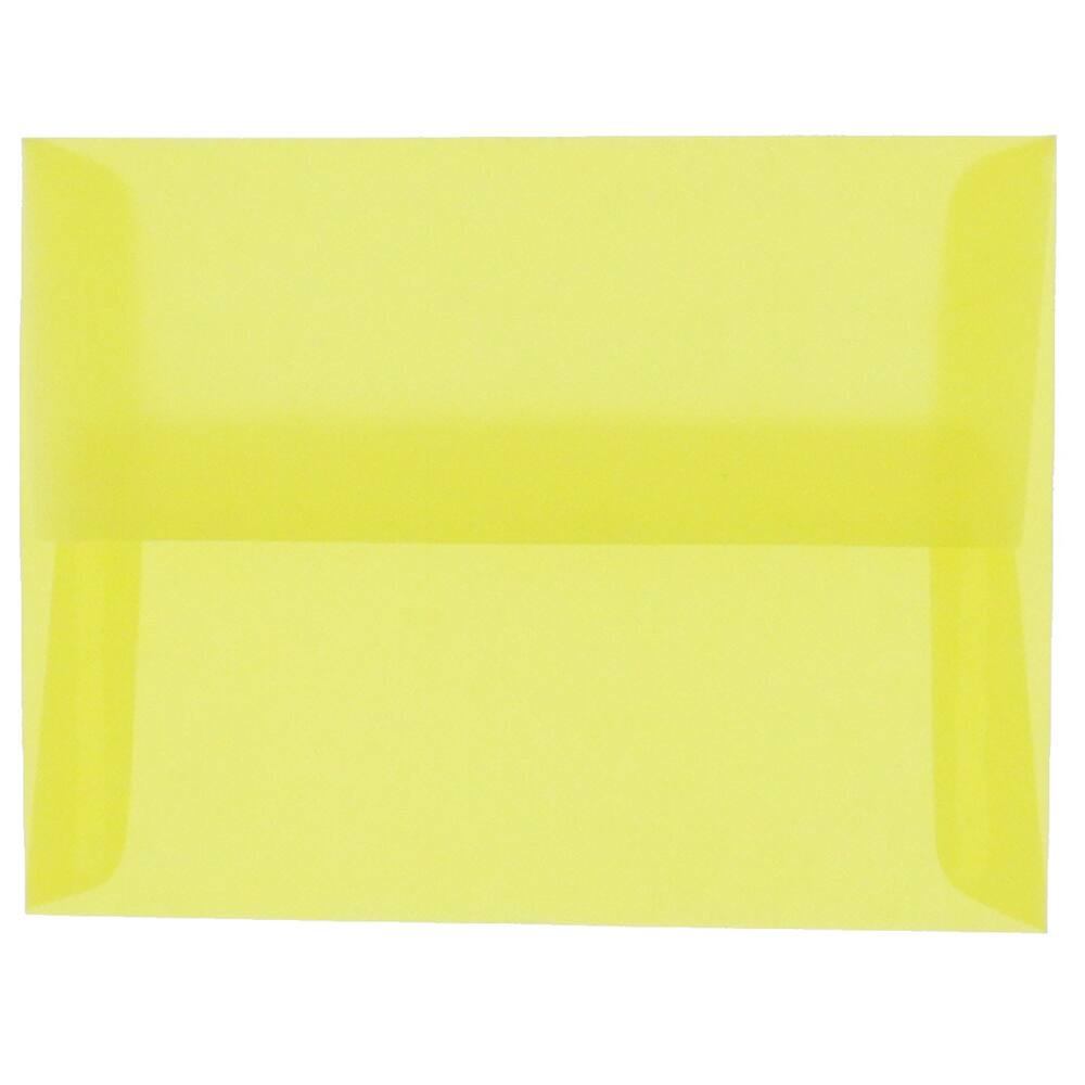 JAM Paper A2 Translucent Vellum Invitation Envelopes, 50ct.
