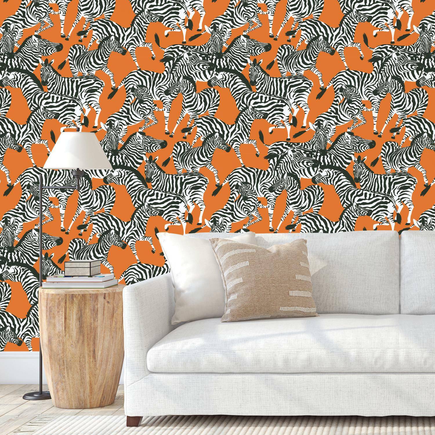 RoomMates Herd Together Peel &#x26; Stick Wallpaper