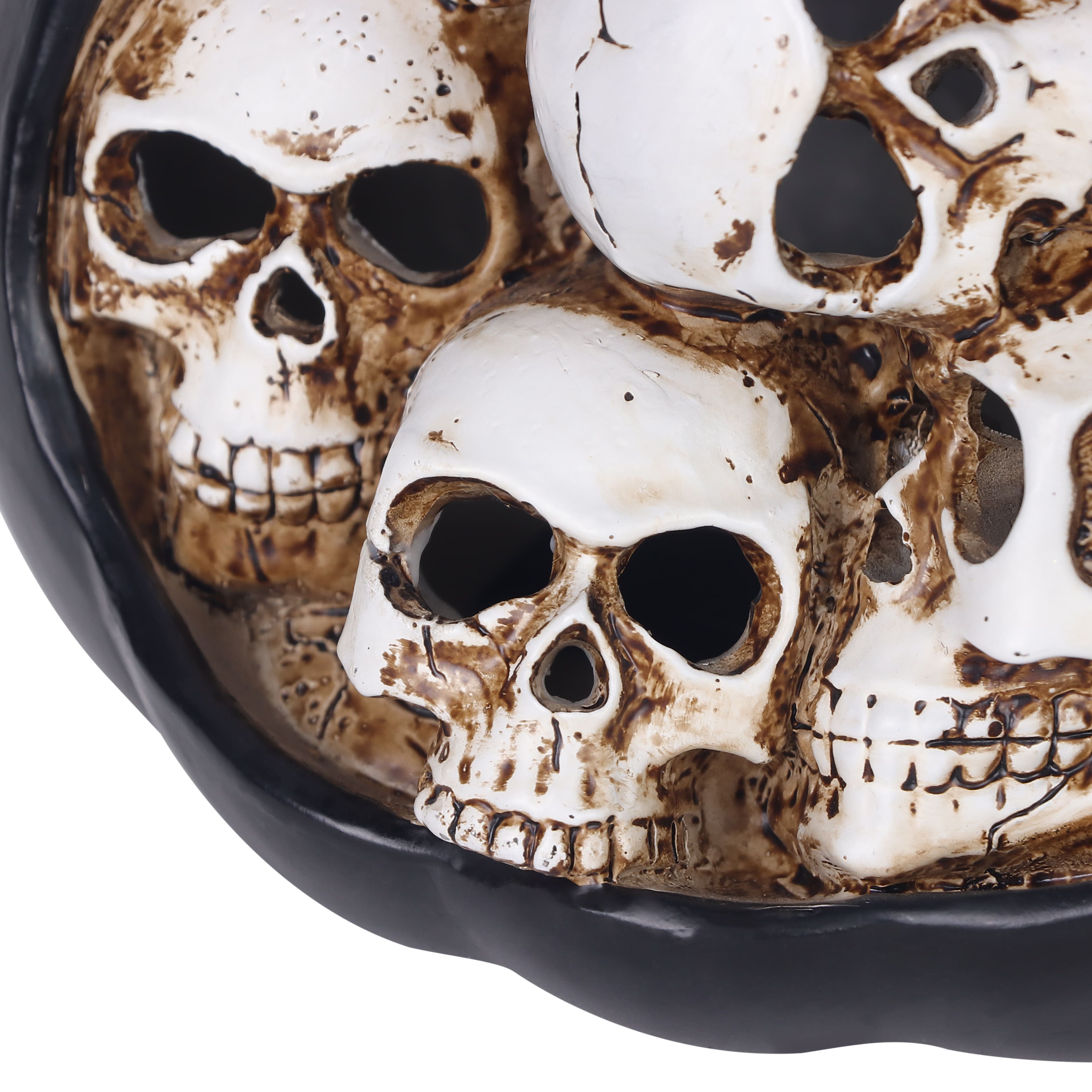 5.75&#x22; Skull Pumpkin LED Tabletop Accent by Ashland&#xAE;