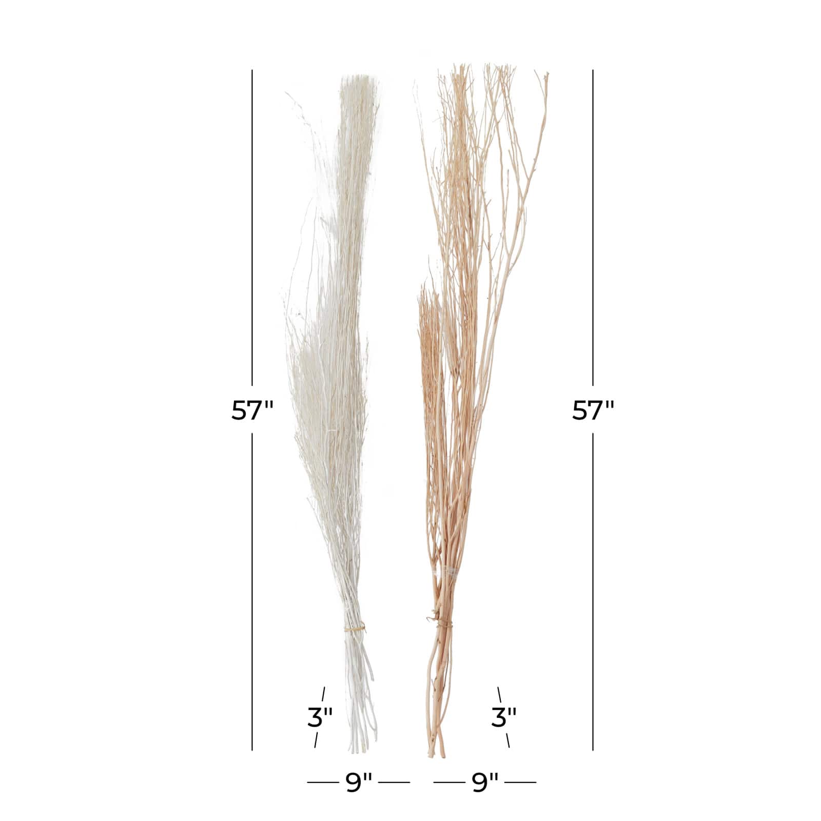 Tan & White Pigeon Pea Foliage Bundle Set