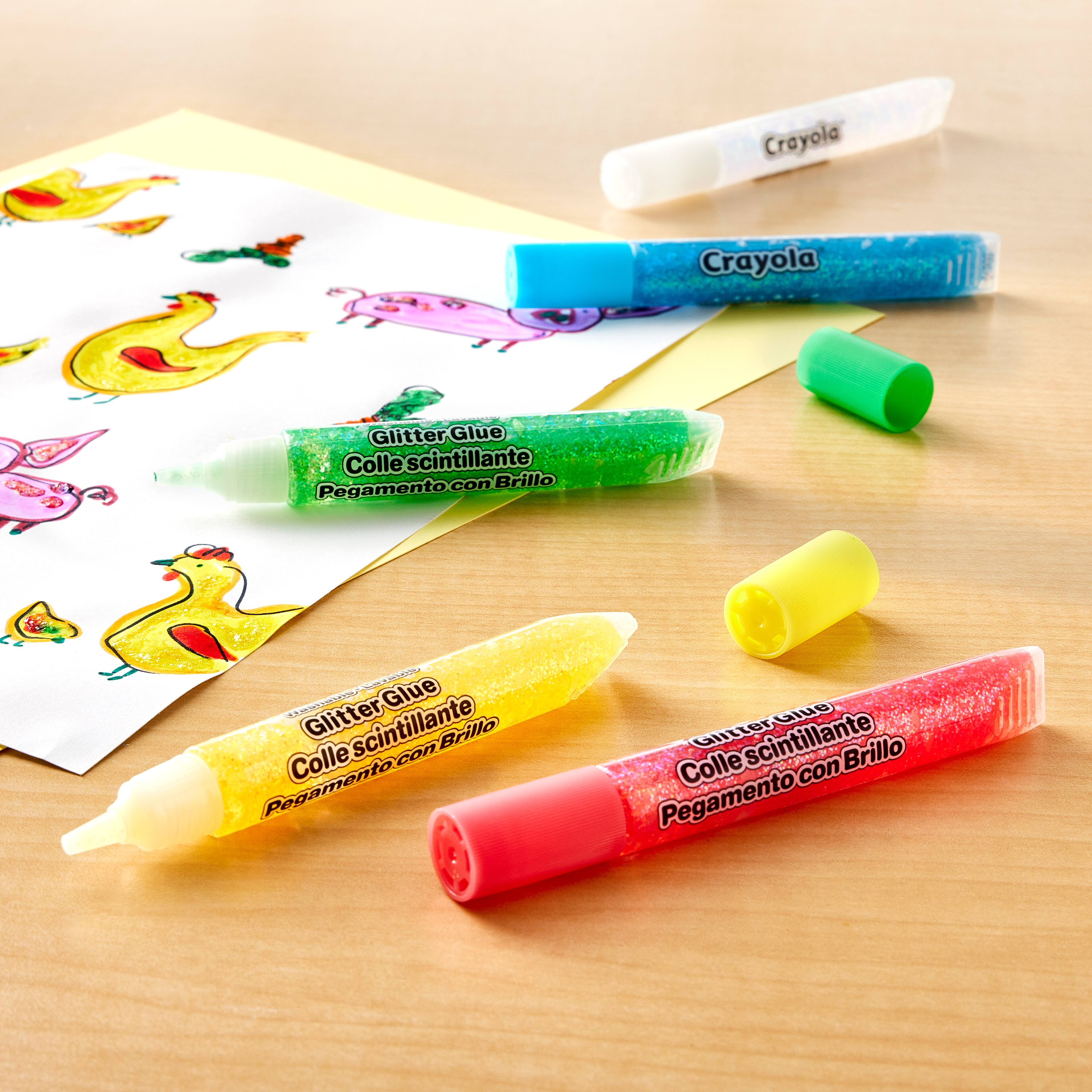 Crayola® Super Sparkle 5 Colour Glitter Glue Set