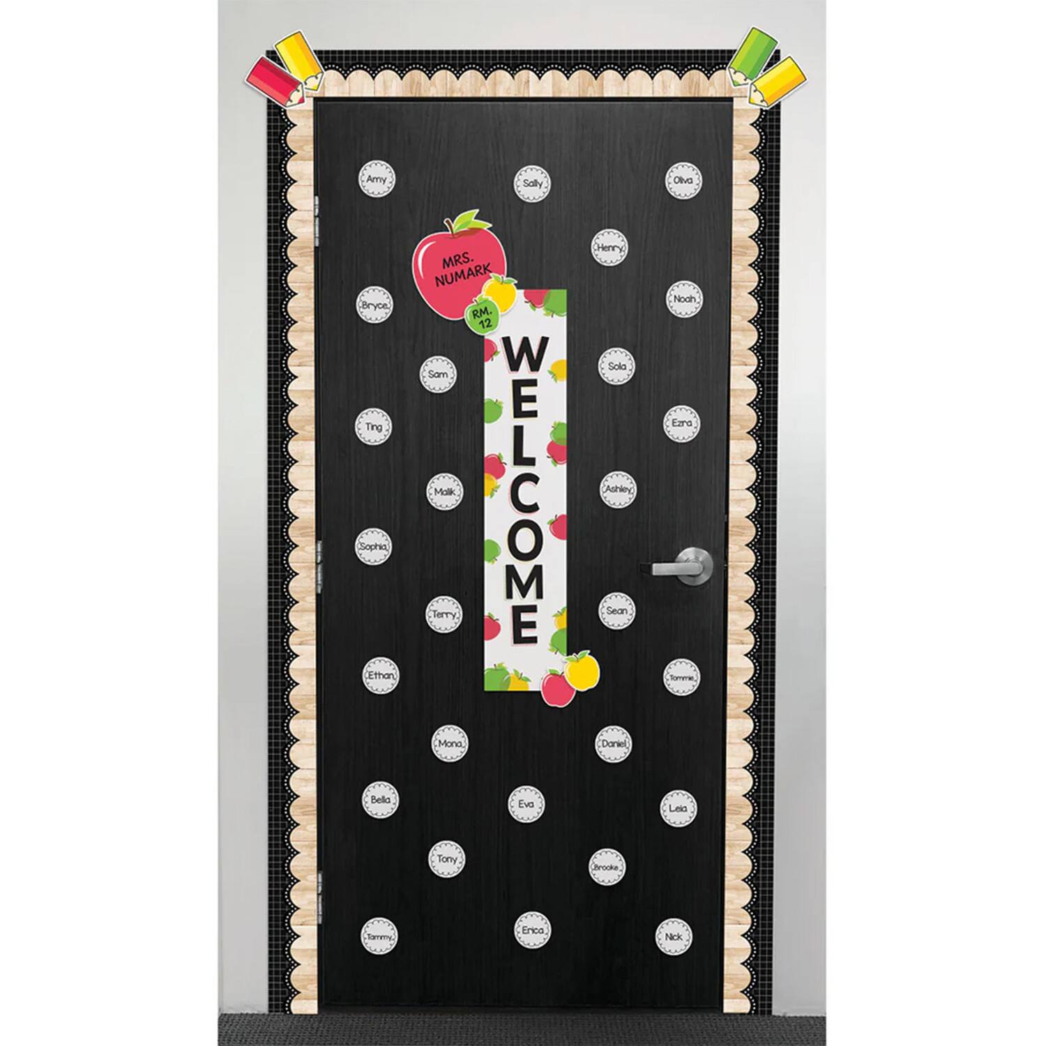 Creative Teaching Press® Apple Time Two-Sided Welcome Banner, 8" x 39", Pack of 2