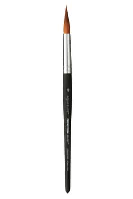 Princeton Aqua Elite Synthetic Kolinsky Watercolor Brush Long Round 12