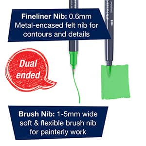 Faber-Castell® Graphic Novel Goldfaber Sketch Markers