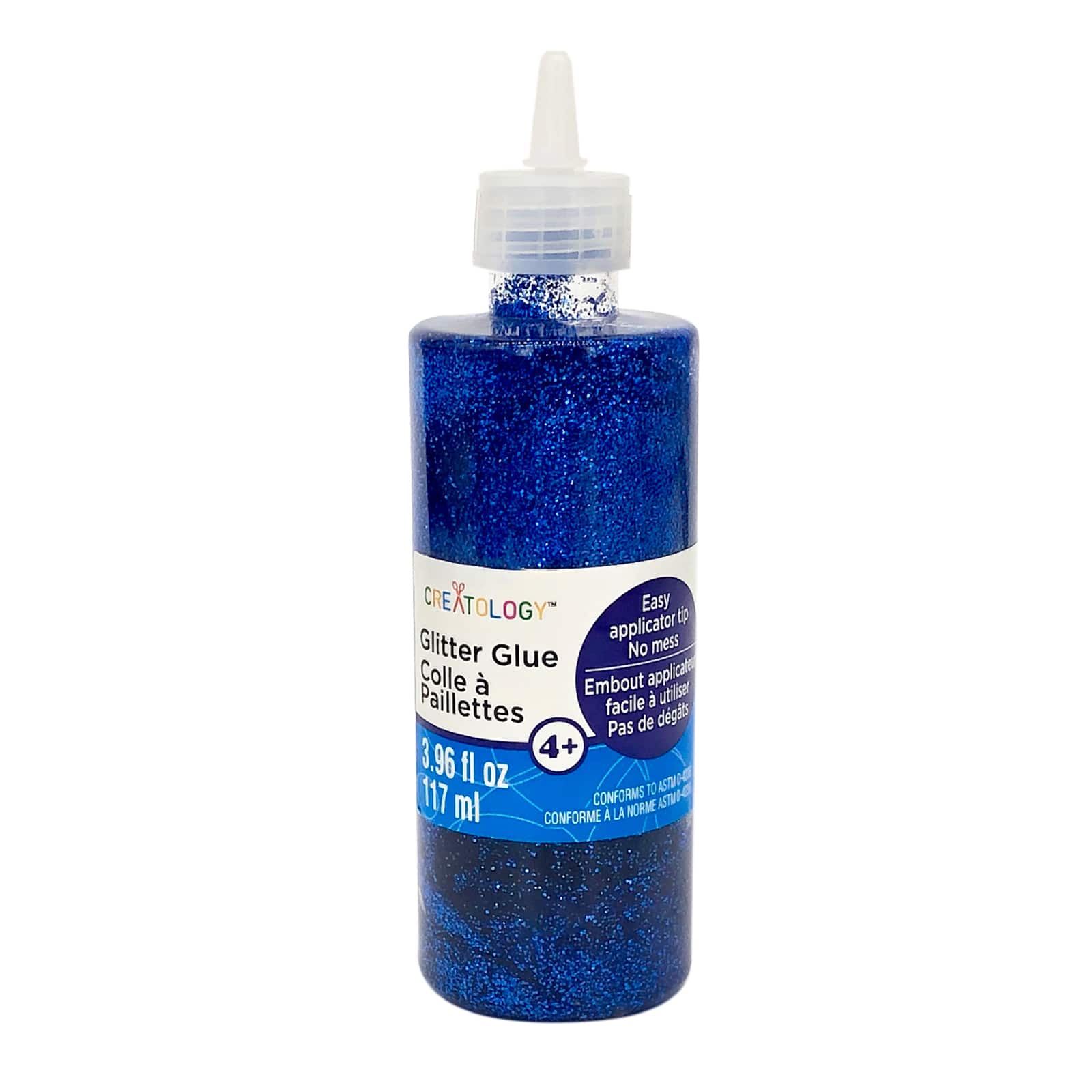 Washable Glitter Glue, 8 oz., Blue - RPC146030