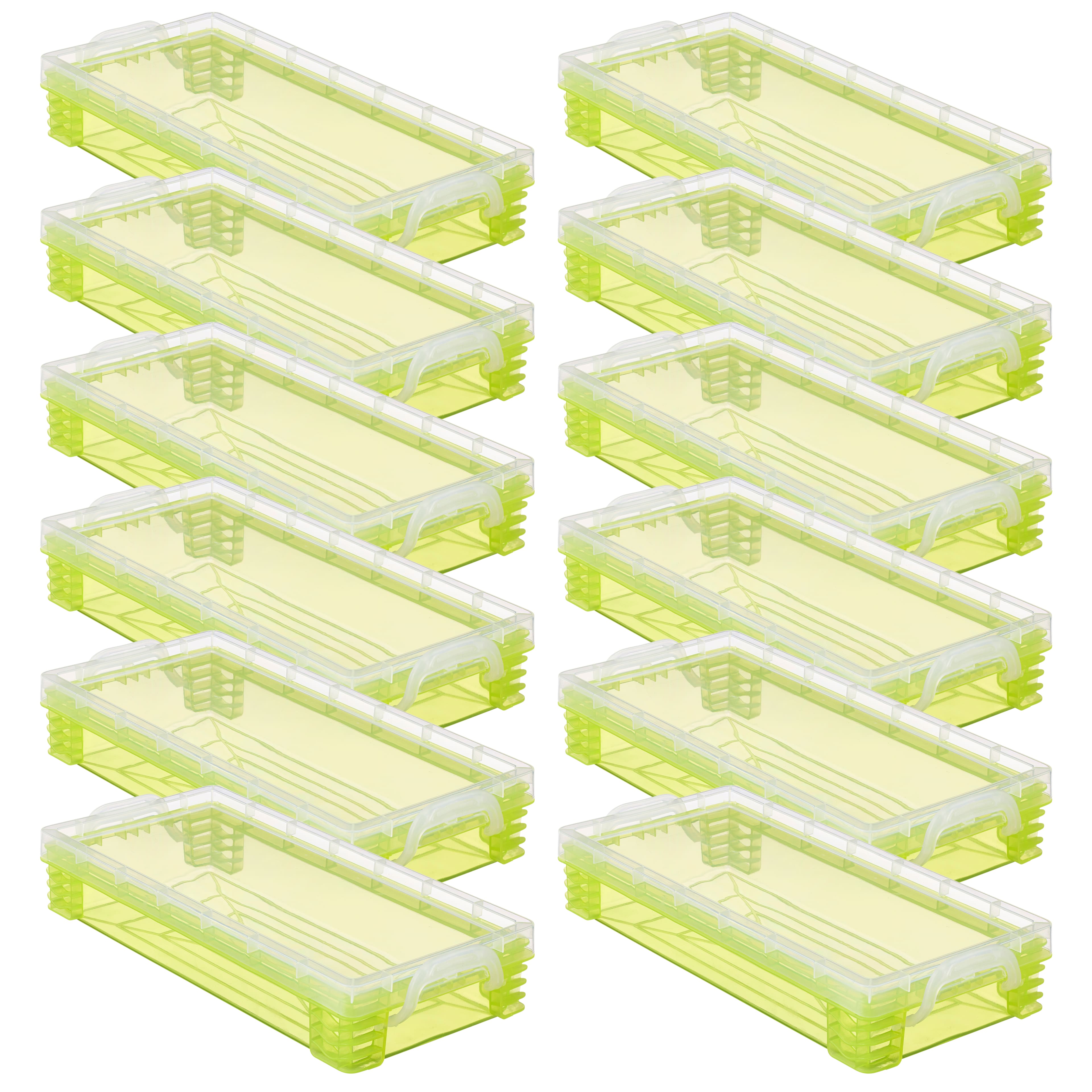 12 Pack: Stacking Pencil Box by Simply Tidy™