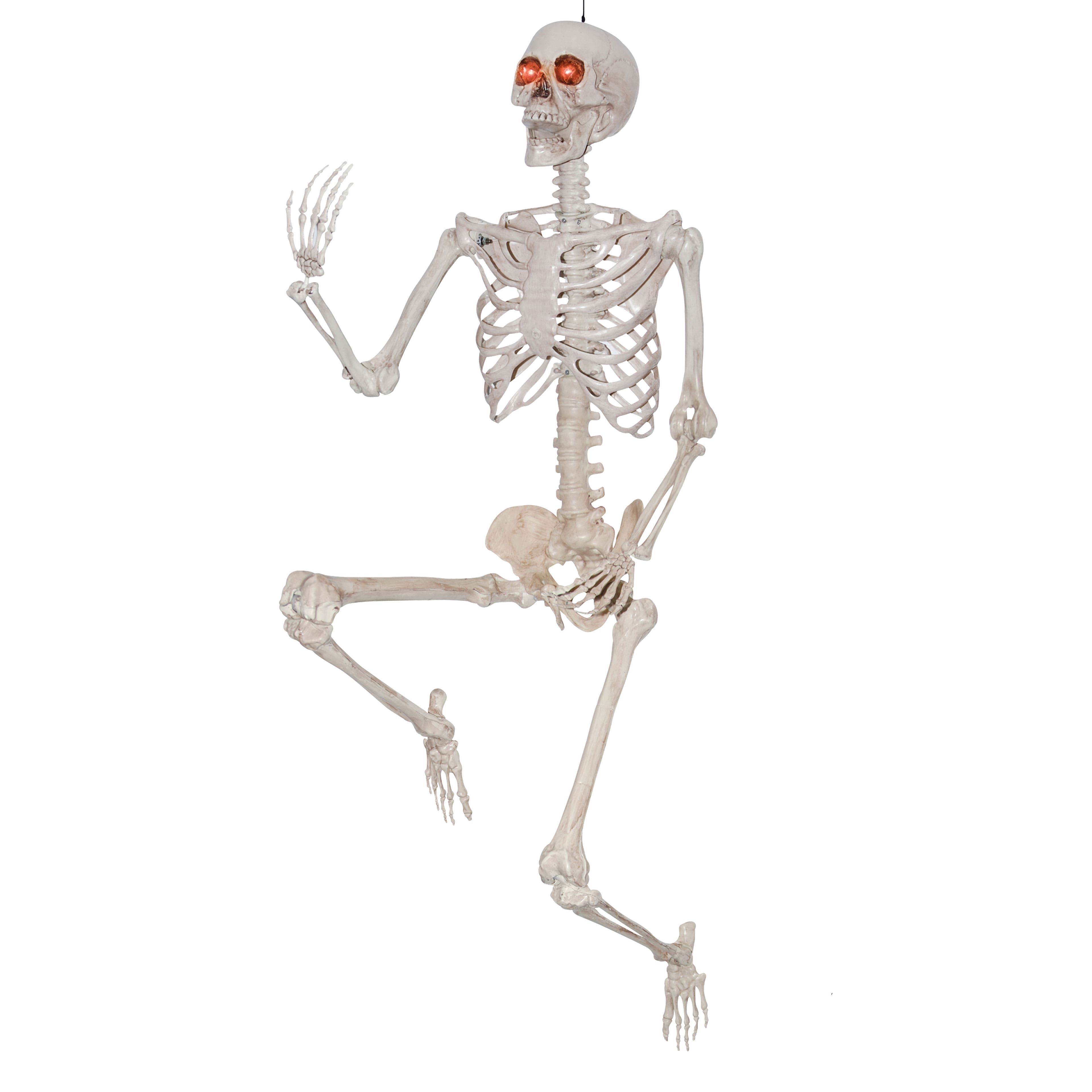 5ft. Poseable Skeleton with Red LED Eyes by Ashland&#xAE;