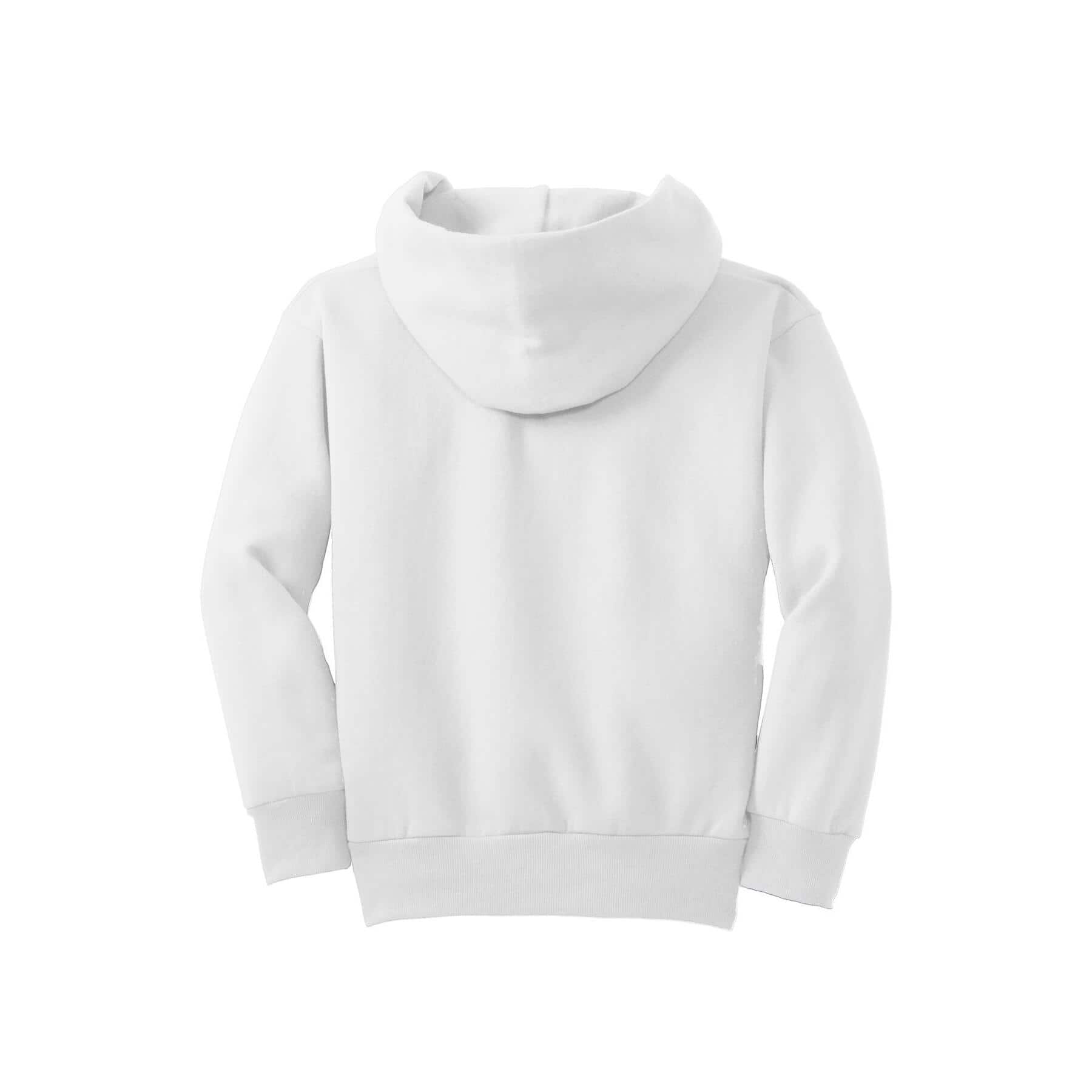 Port & Company® Neutrals Youth Core Fleece Pullover Hooded Sweatshirt