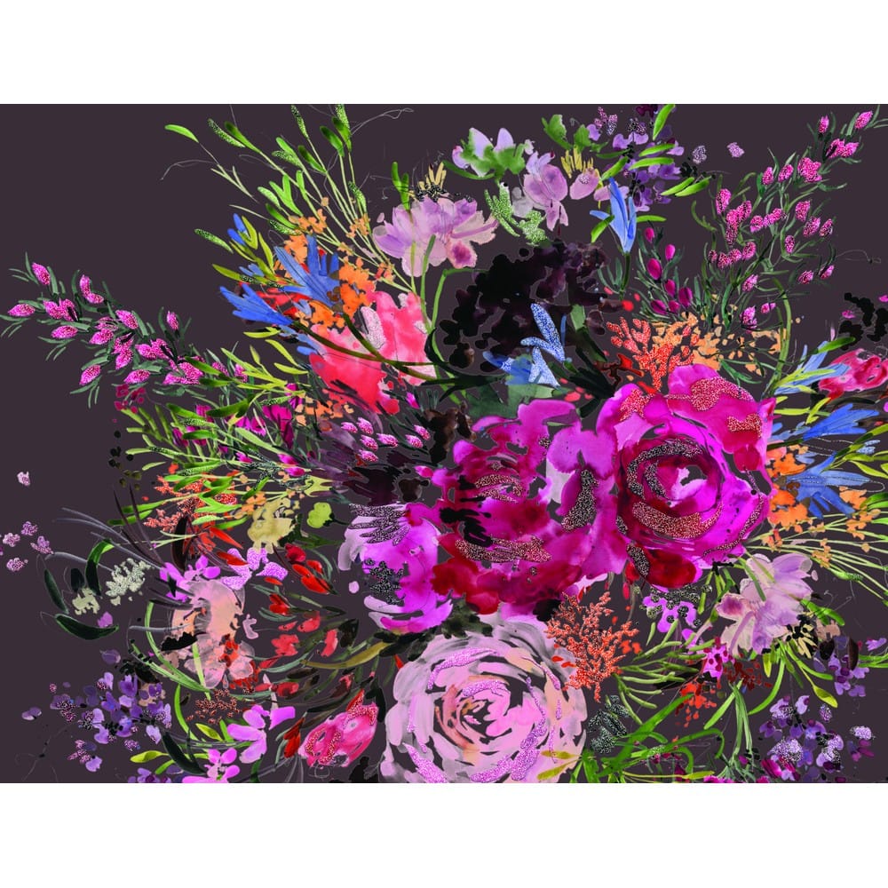 JAM Paper 3.875" x 5" Wild Bouquet Blank Note Card Set, 20ct.