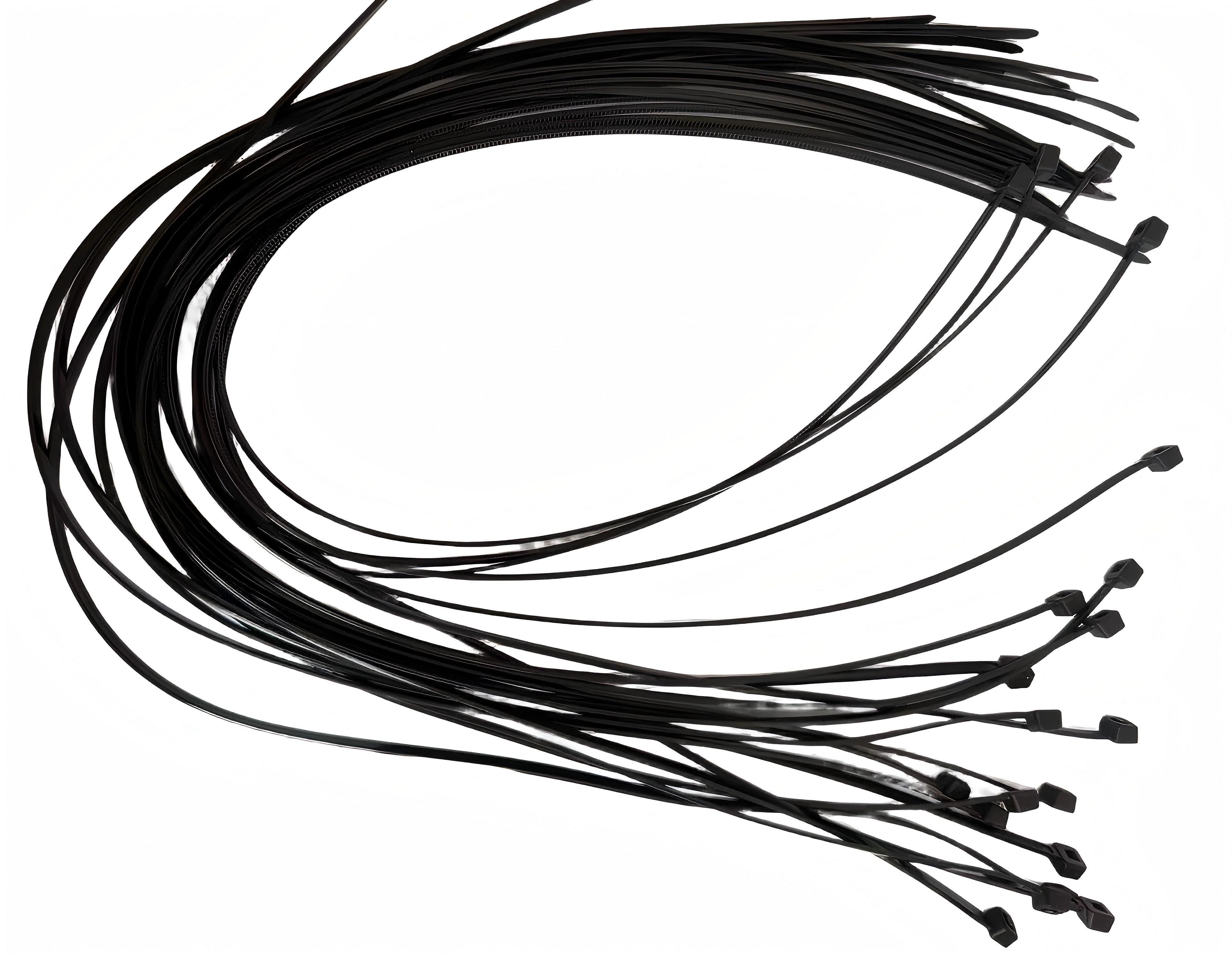 Black Floral Cable Ties, 20ct. by Ashland&#xAE;