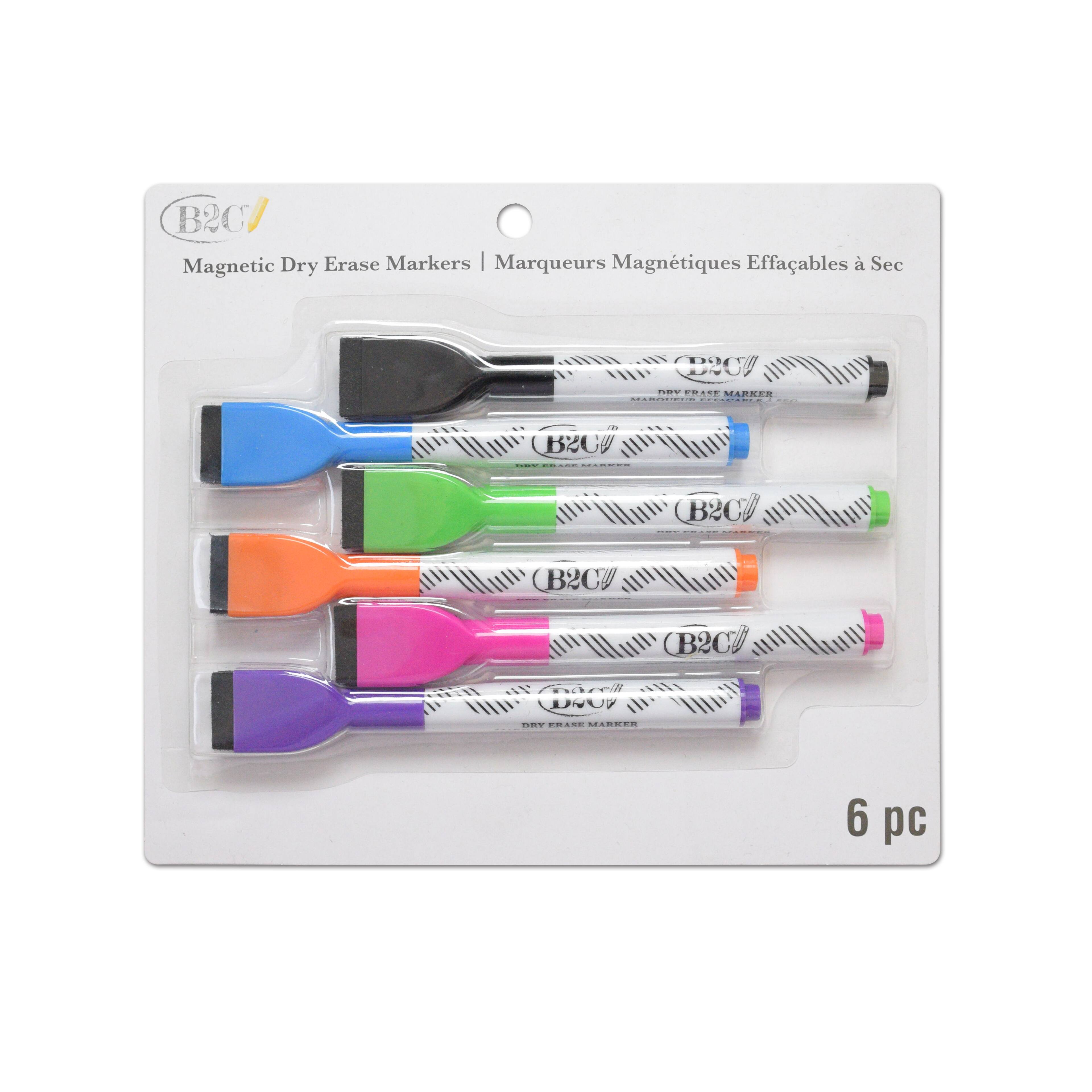 12 Packs: 6 ct. (72 total) Magnetic Dry Erase Markers by B2C&#x2122;