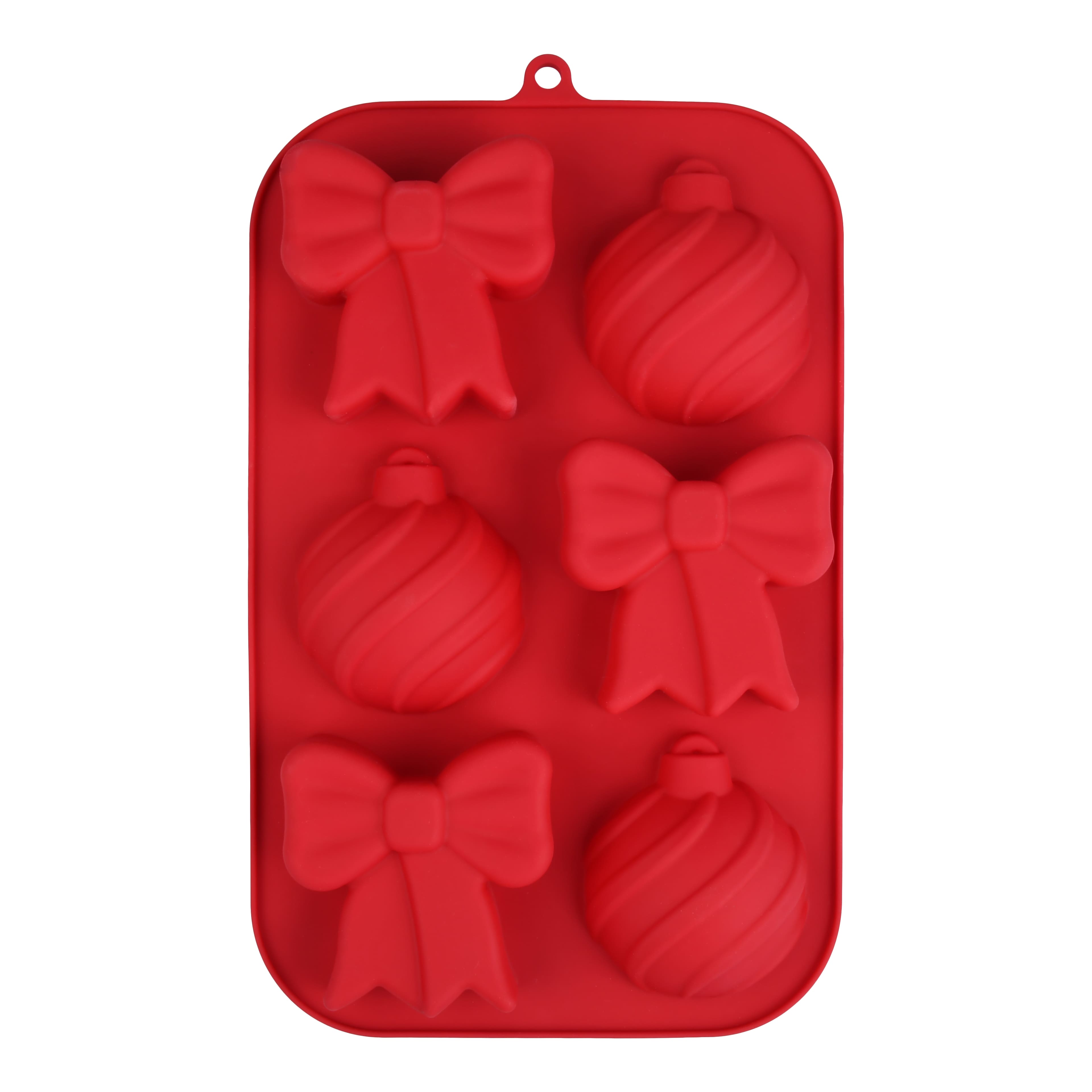 Bows &#x26; Ornaments Silicone Treat Mold by Makery&#x2122;
