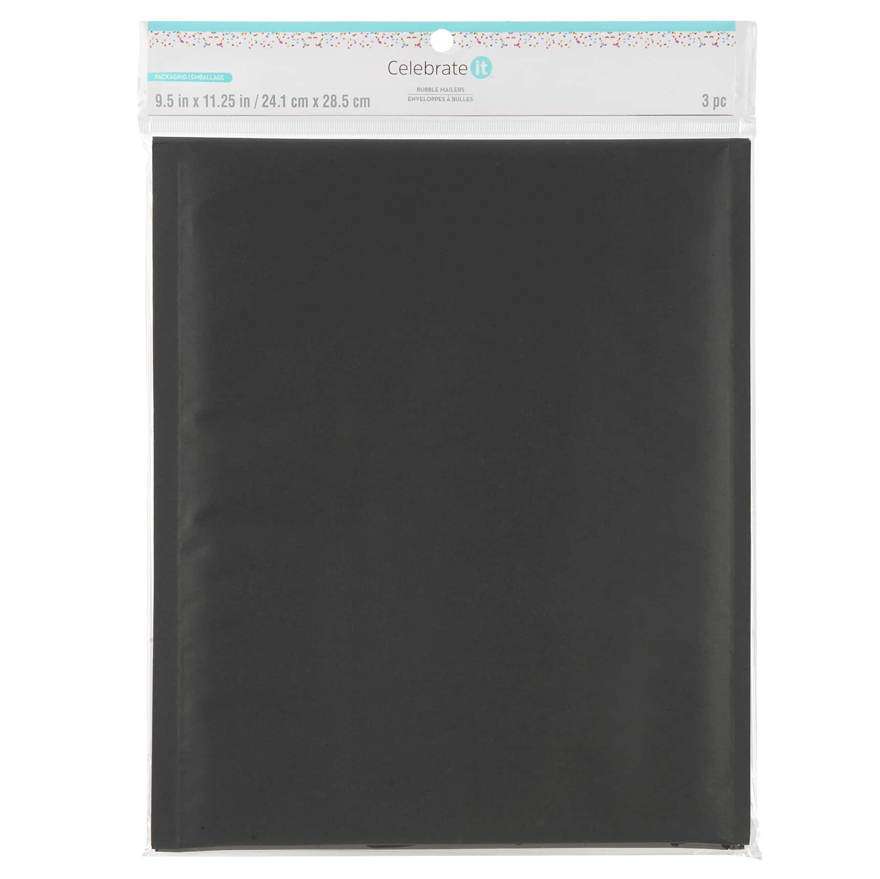 9.5" x 11.25" Bubble Mailers by Celebrate It™, 3ct.