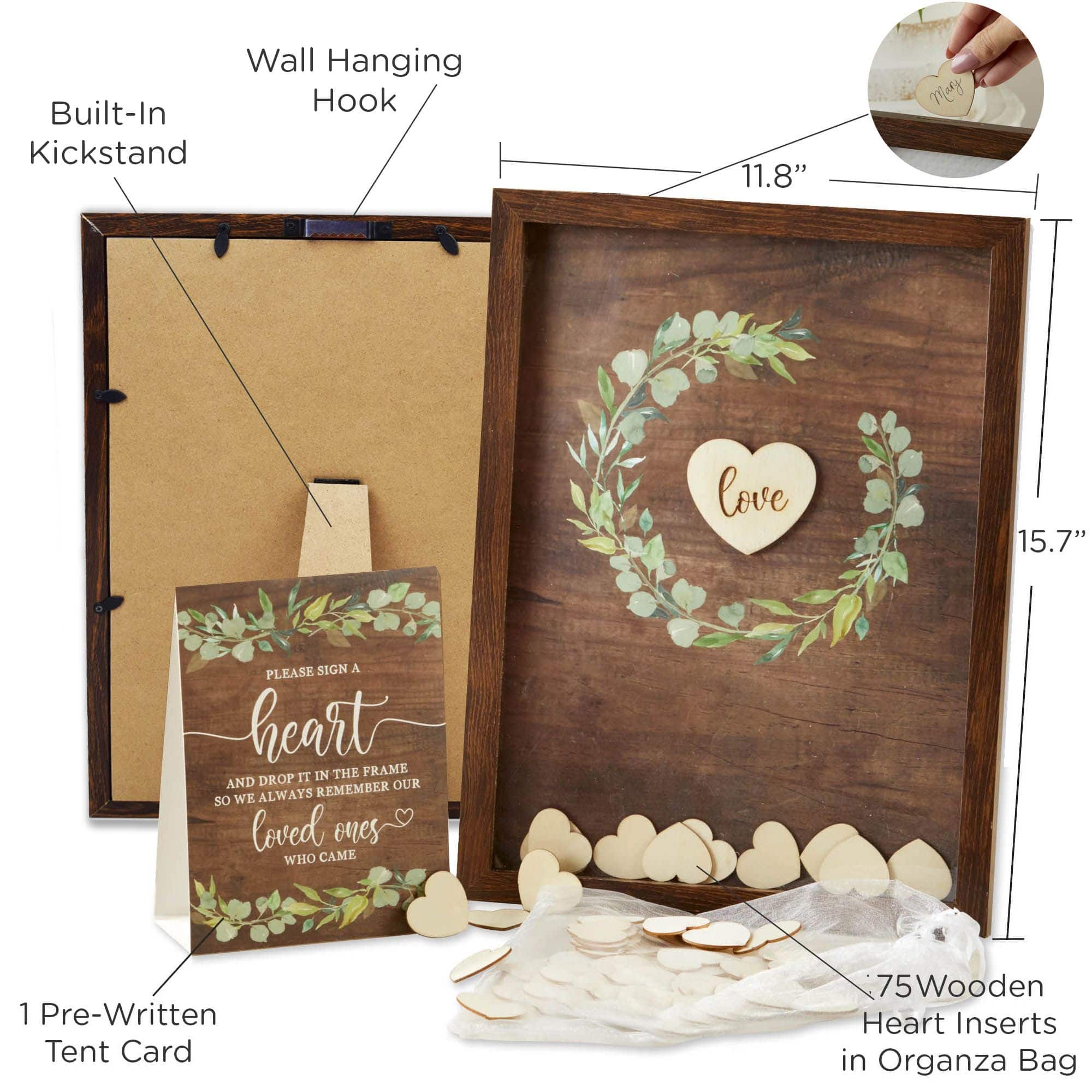 Kate Aspen Rustic Garden Wedding Guest Book Alternative