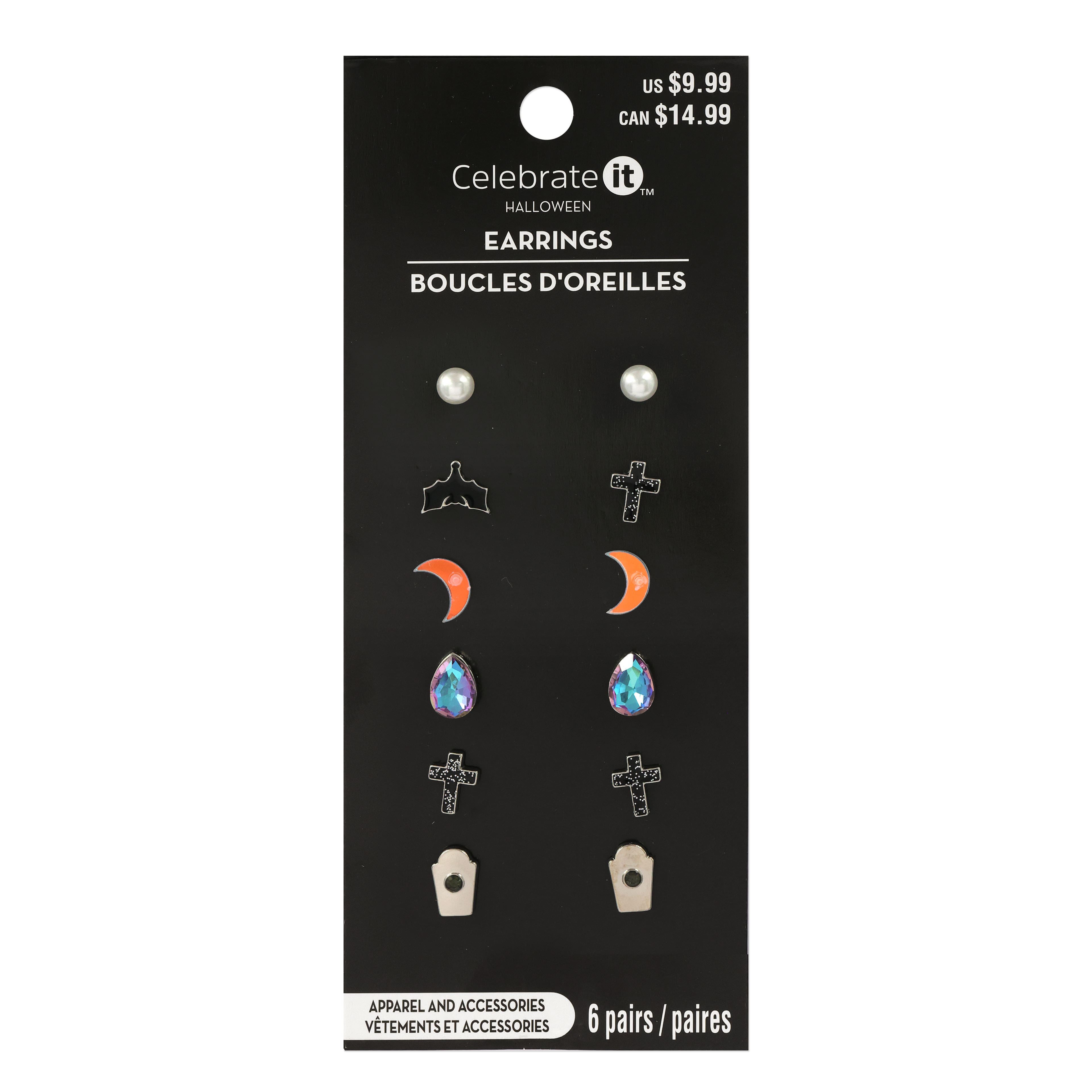 Halloween Gothic Earring Value Pack by Celebrate It&#x2122;